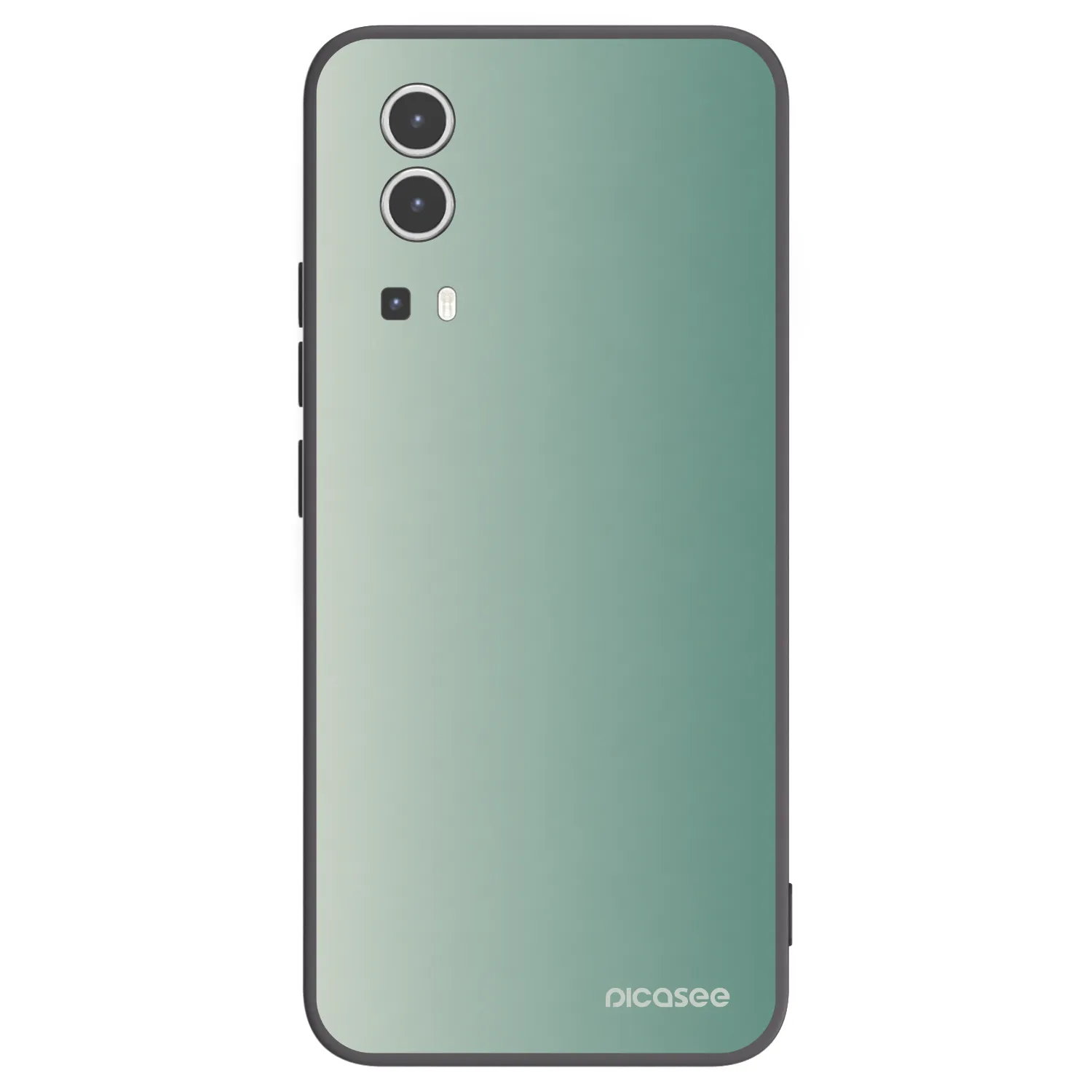 Picasee silikonowe czarne etui na Vivo Y72 5G - Misty Sage