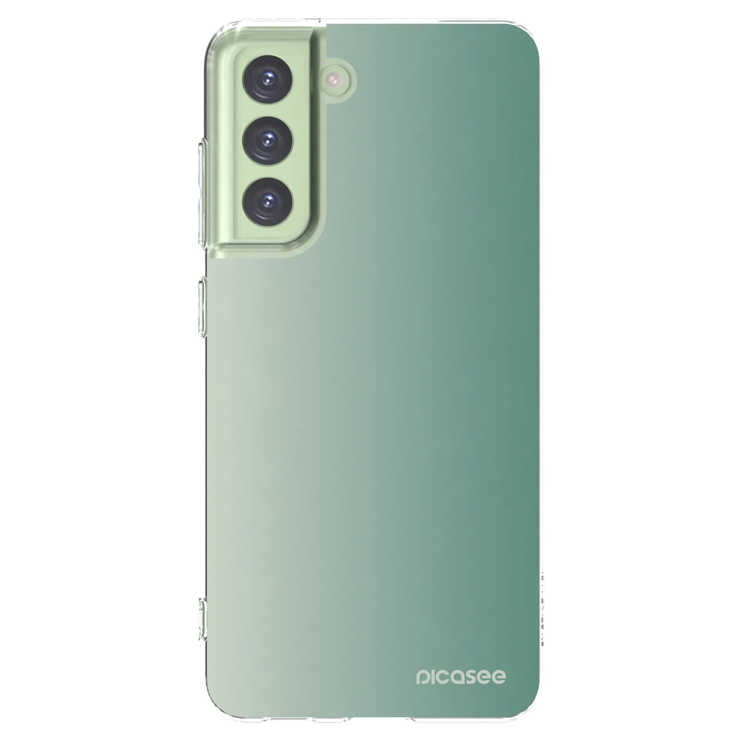 Picasee silikonowe przeźroczyste etui na Samsung Galaxy S21 FE 5G - Misty Sage