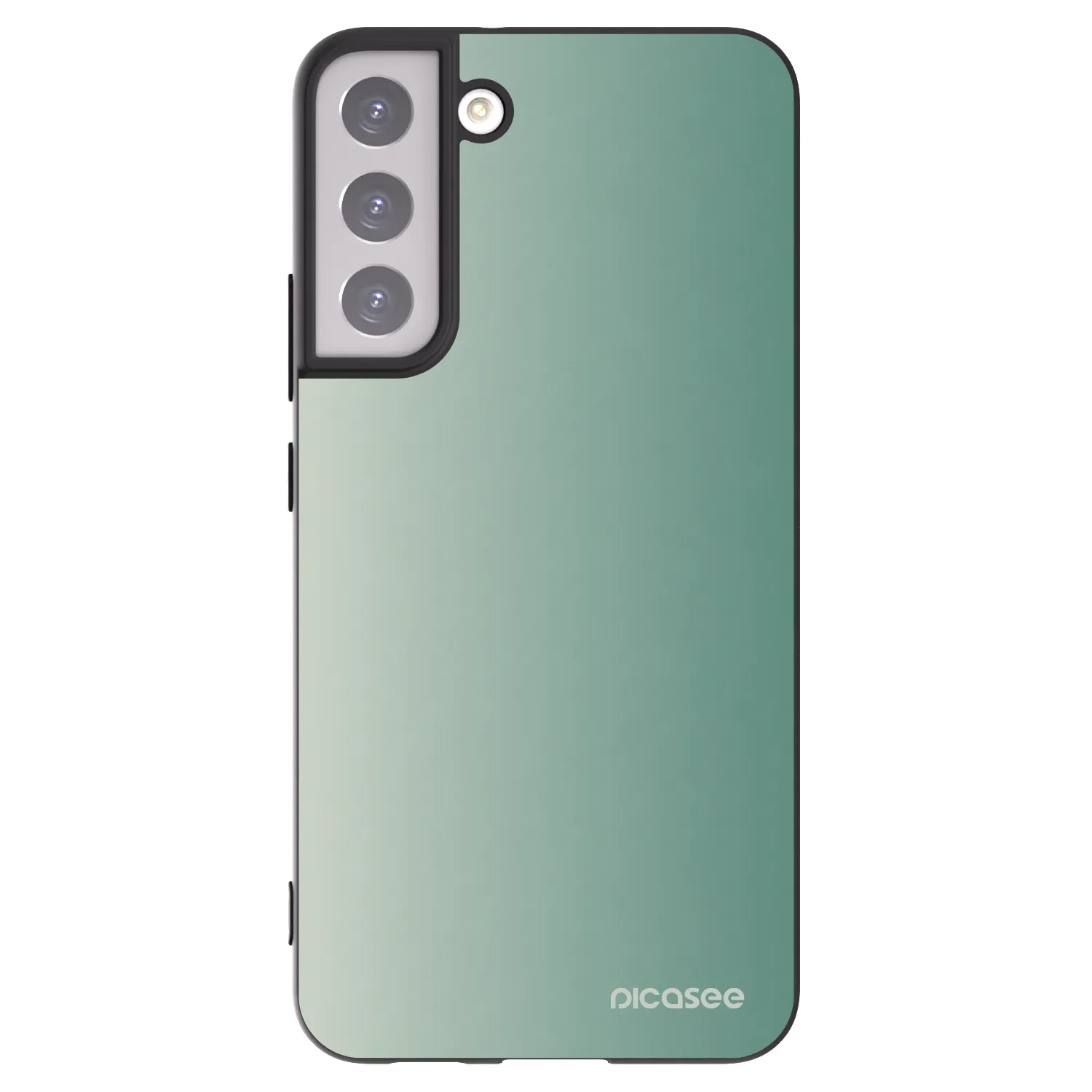 Picasee silikonowe czarne etui na Samsung Galaxy S22+ 5G - Misty Sage