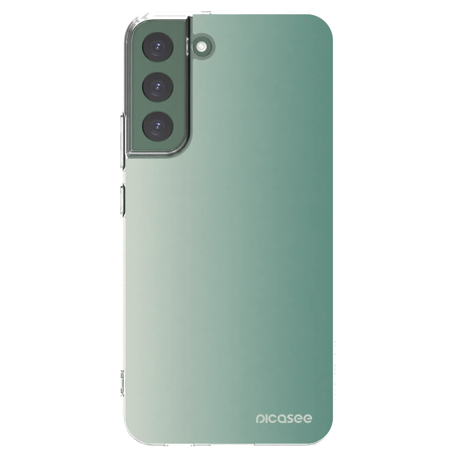 Picasee silikonowe przeźroczyste etui na Samsung Galaxy S22+ 5G - Misty Sage