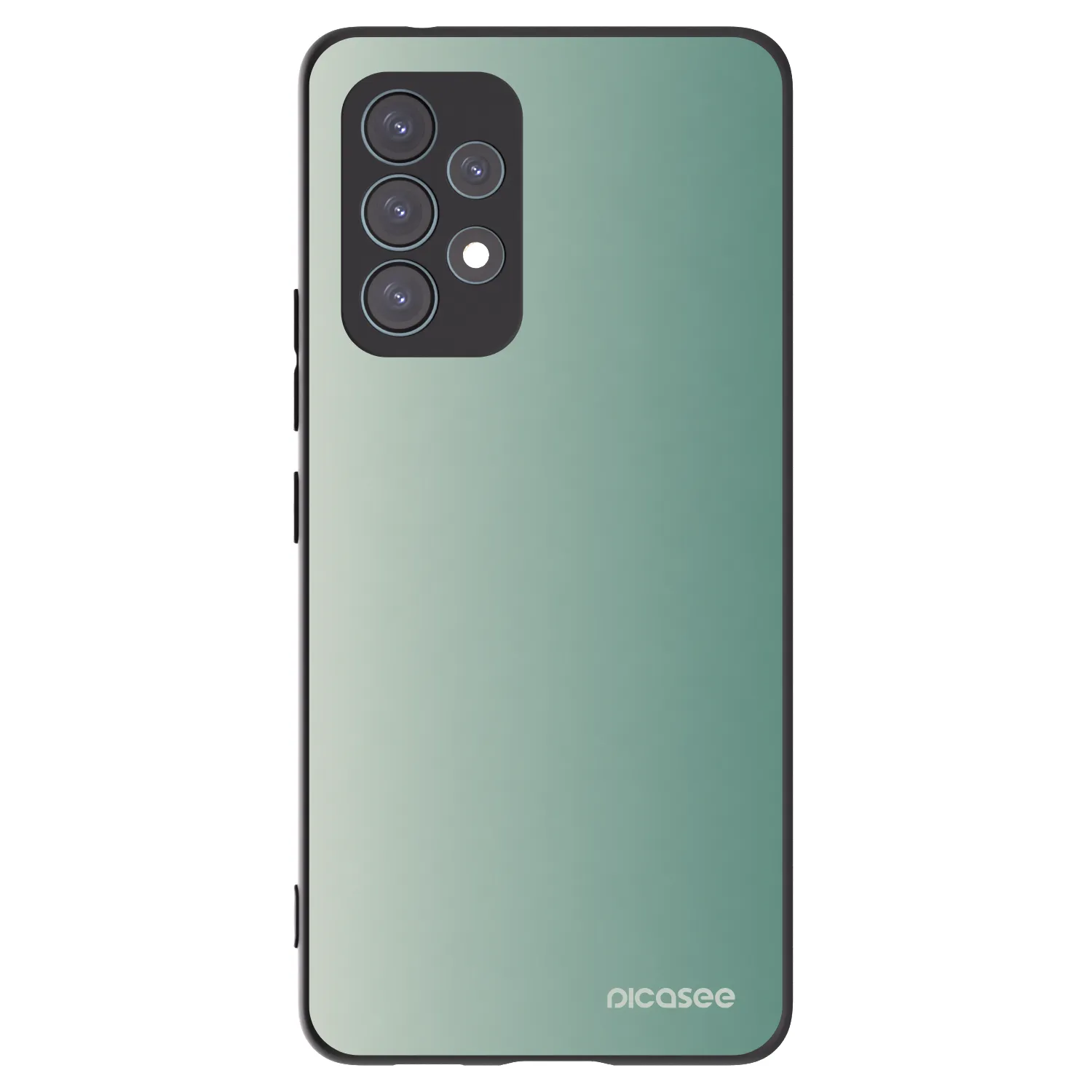 Picasee silikonowe czarne etui na Samsung Galaxy A53 5G A536 - Misty Sage