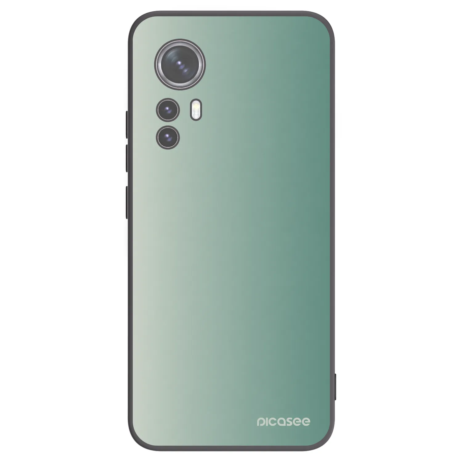Picasee silikonowe czarne etui na Xiaomi 12 - Misty Sage