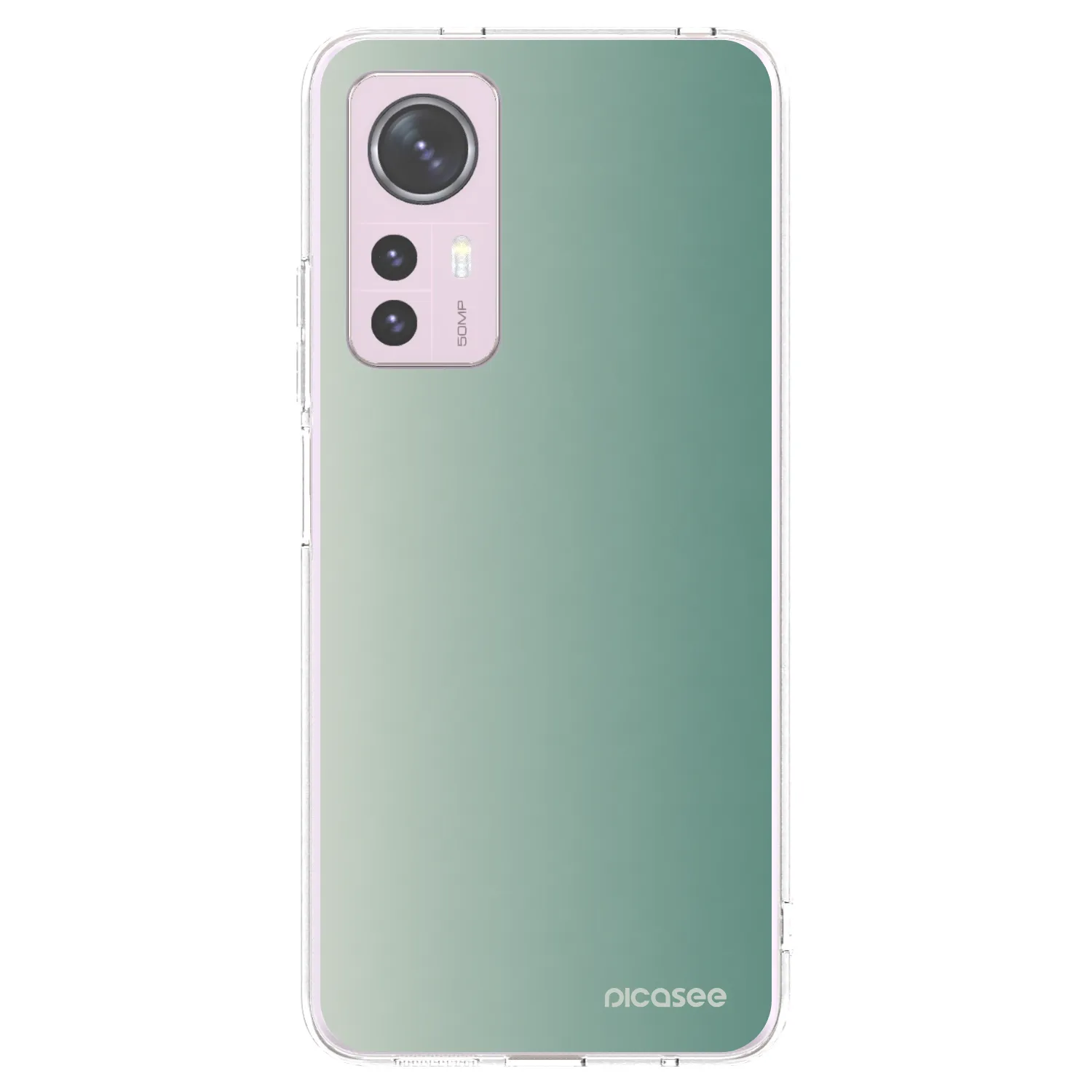Picasee silikonowe przeźroczyste etui na Xiaomi 12 - Misty Sage