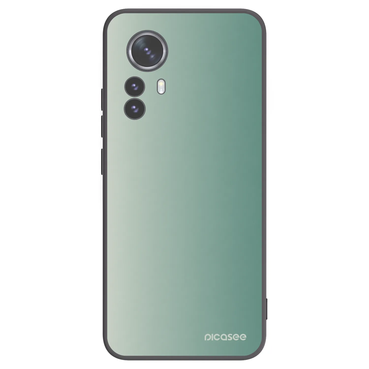 Picasee silikonowe czarne etui na Xiaomi 12 Pro - Misty Sage