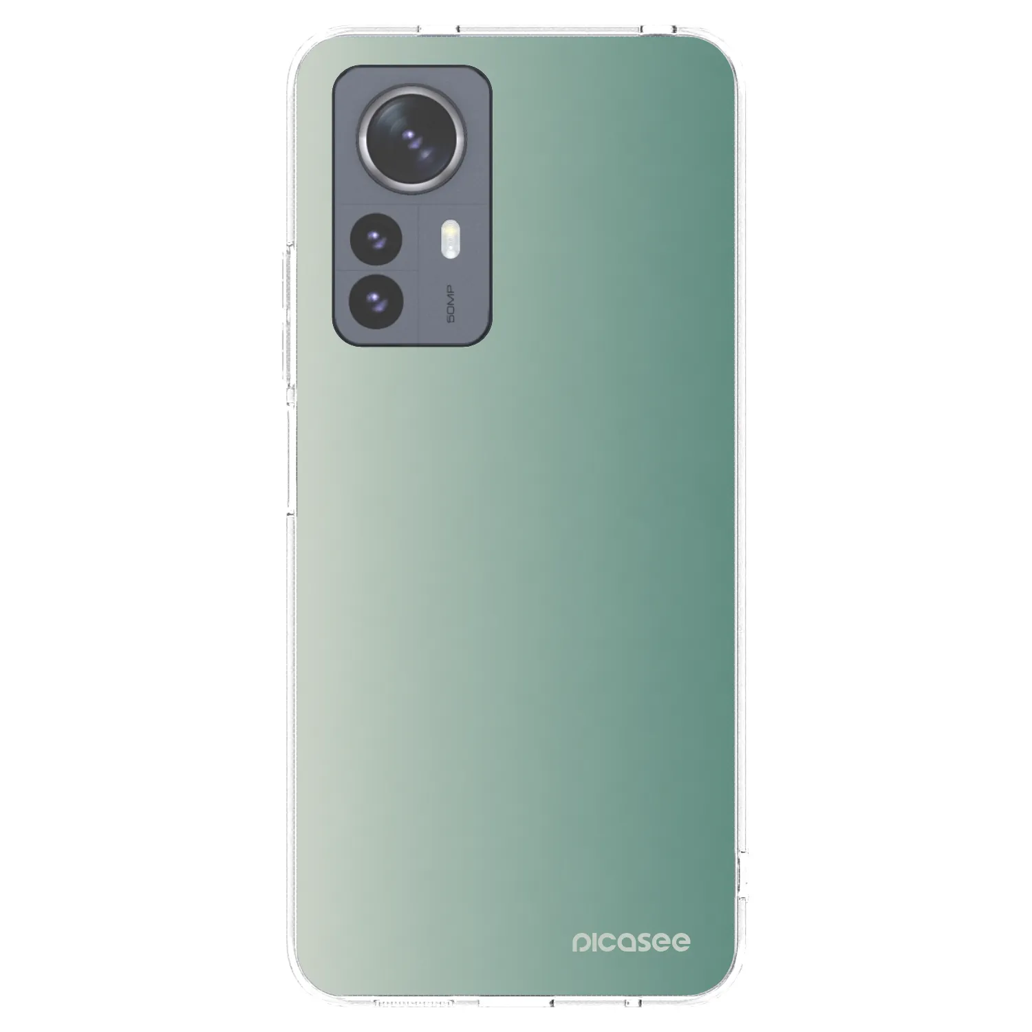 Picasee silikonowe przeźroczyste etui na Xiaomi 12 Pro - Misty Sage