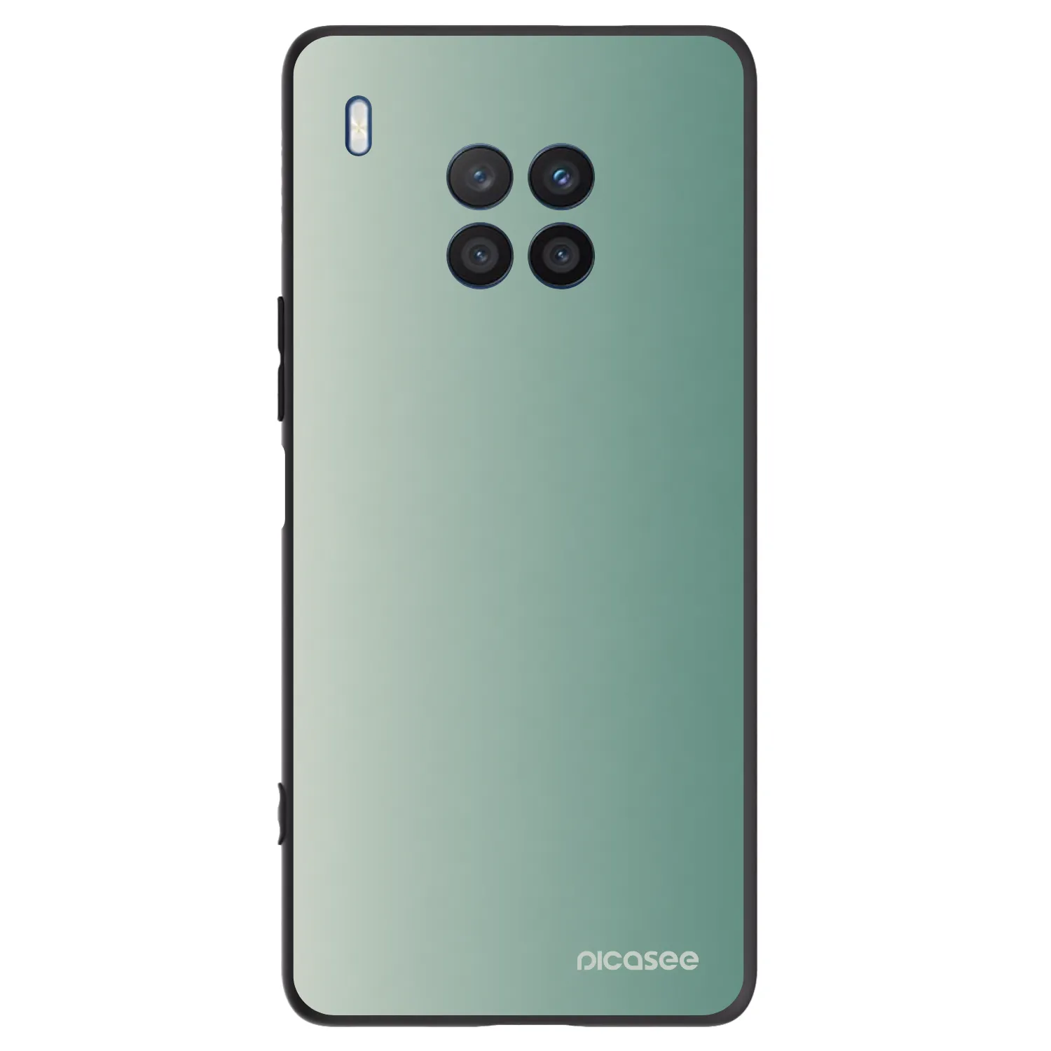 Picasee silikonowe czarne etui na Honor 50 Lite - Misty Sage
