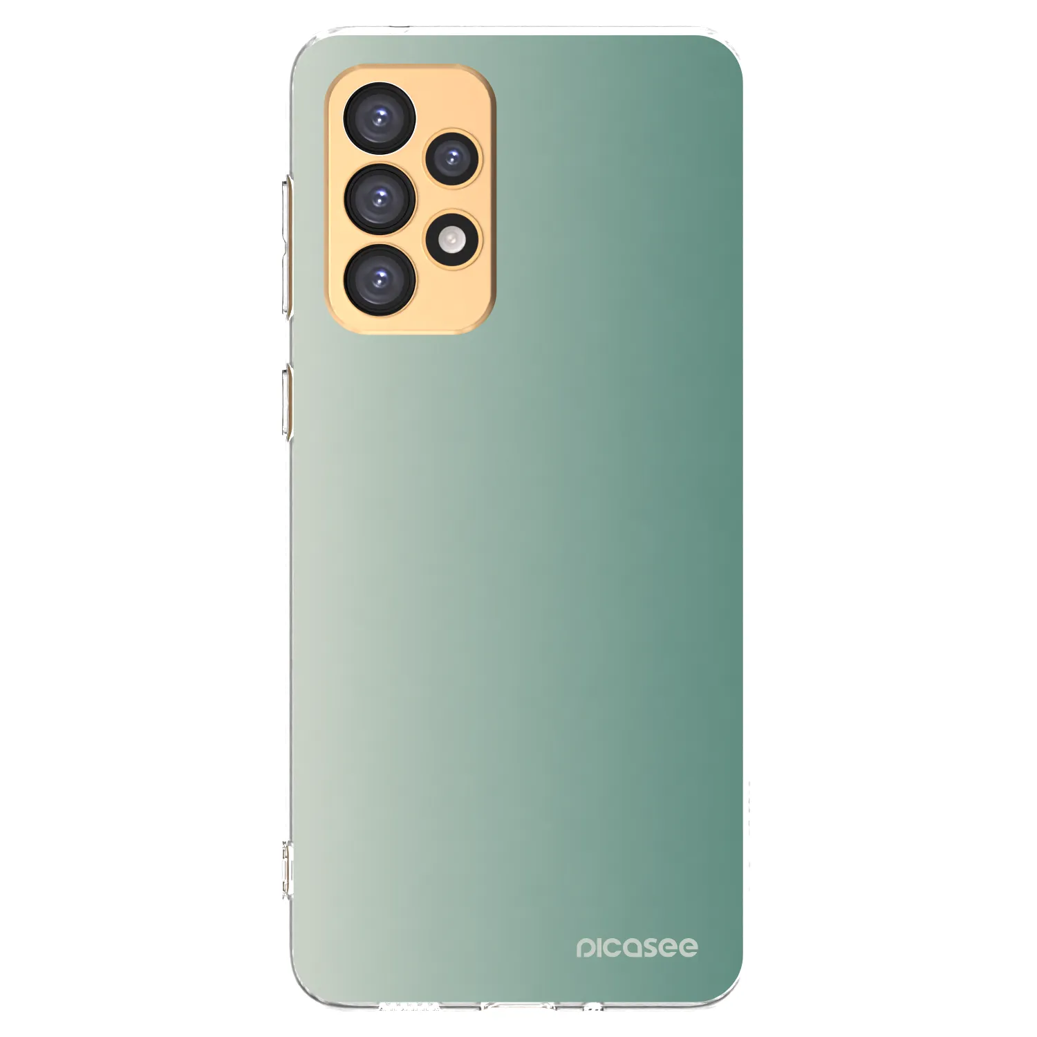 Picasee silikonowe przeźroczyste etui na Samsung Galaxy A33 5G A336 - Misty Sage