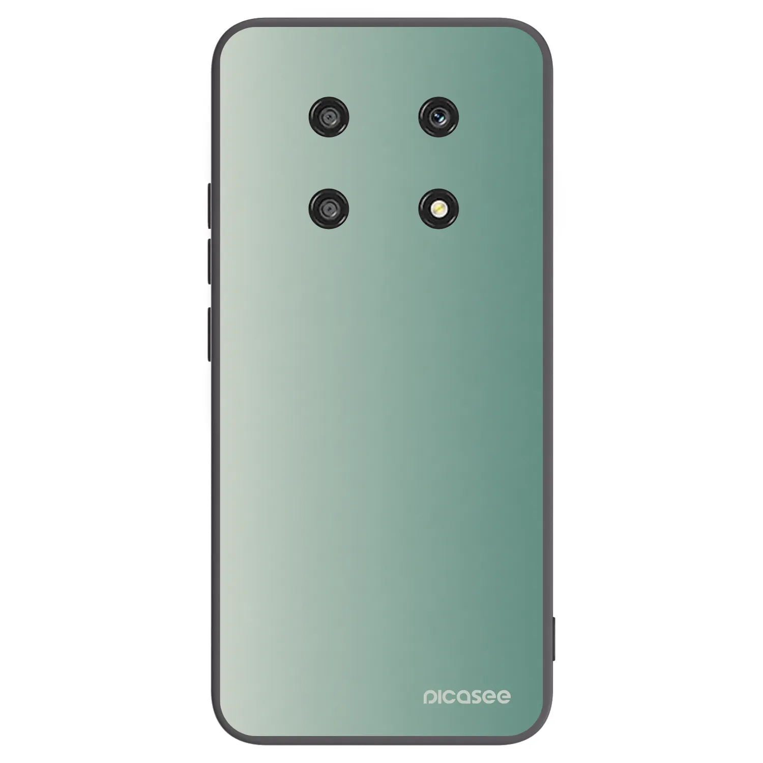 Picasee silikonowe czarne etui na Honor Magic4 Lite 5G - Misty Sage