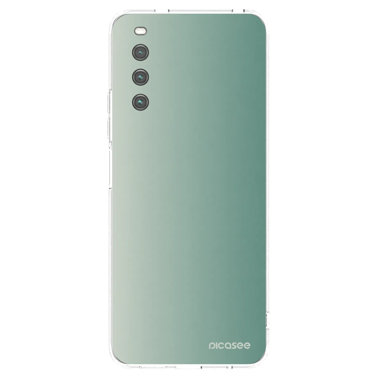Picasee silikonowe przeźroczyste etui na Sony Xperia 10 IV 5G - Misty Sage