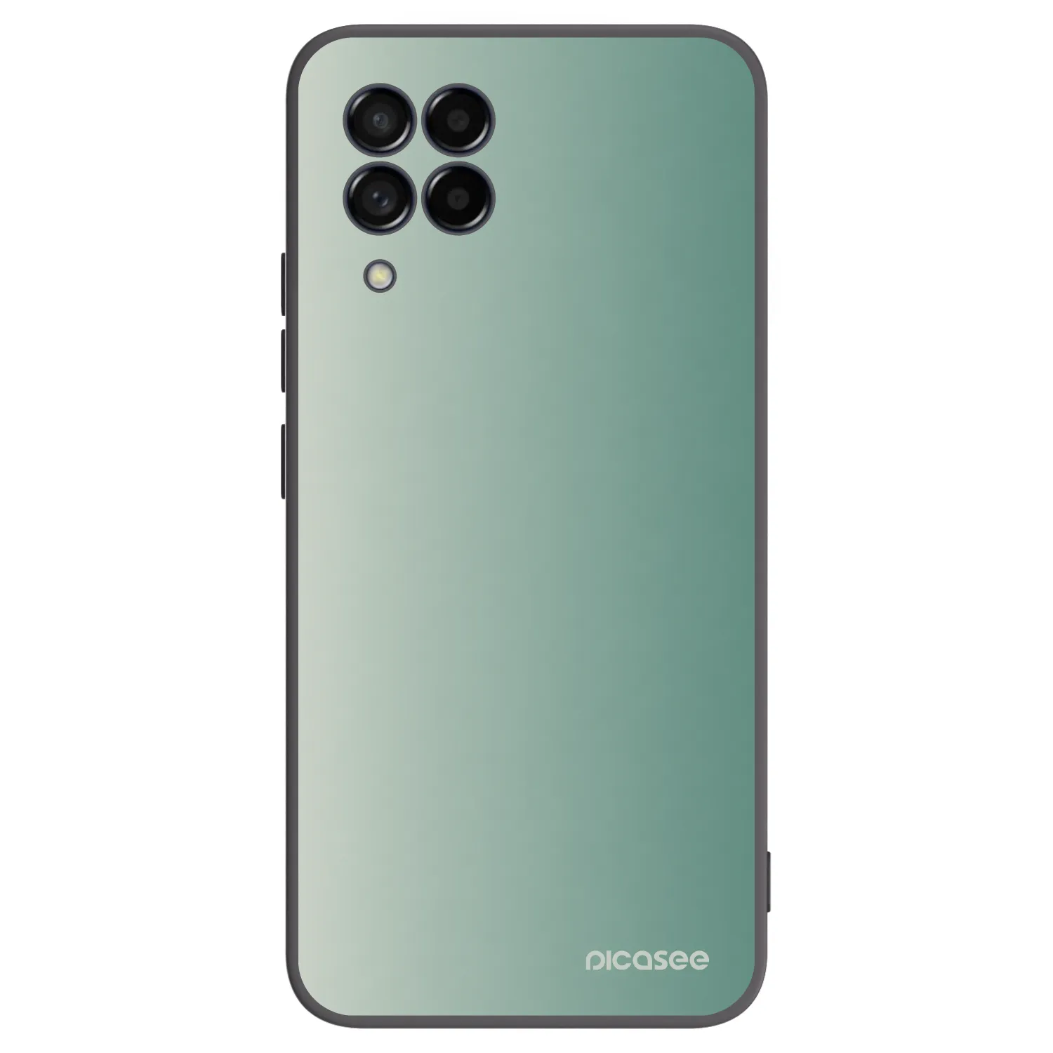 Picasee silikonowe czarne etui na Samsung Galaxy M53 5G - Misty Sage