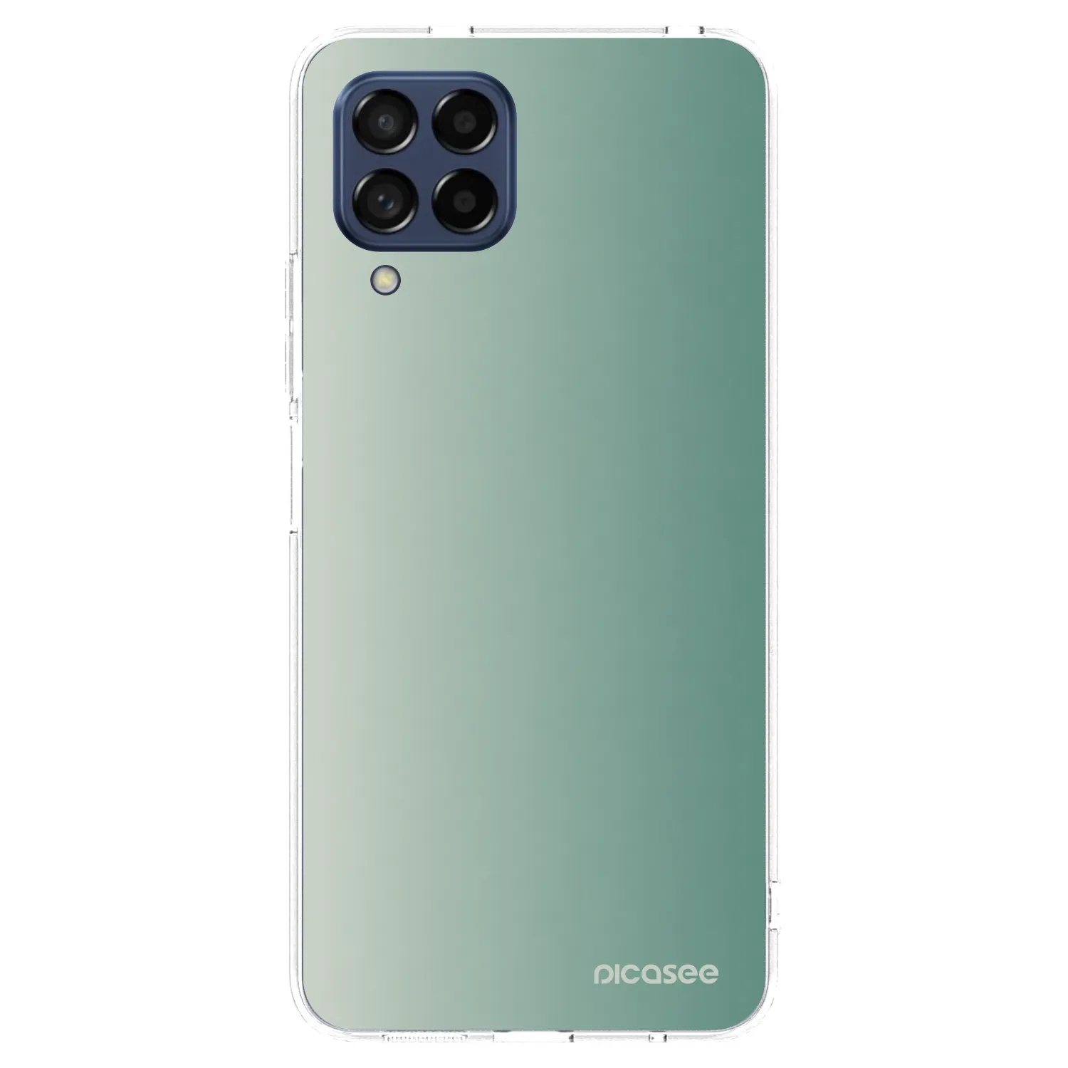 Picasee silikonowe przeźroczyste etui na Samsung Galaxy M53 5G - Misty Sage