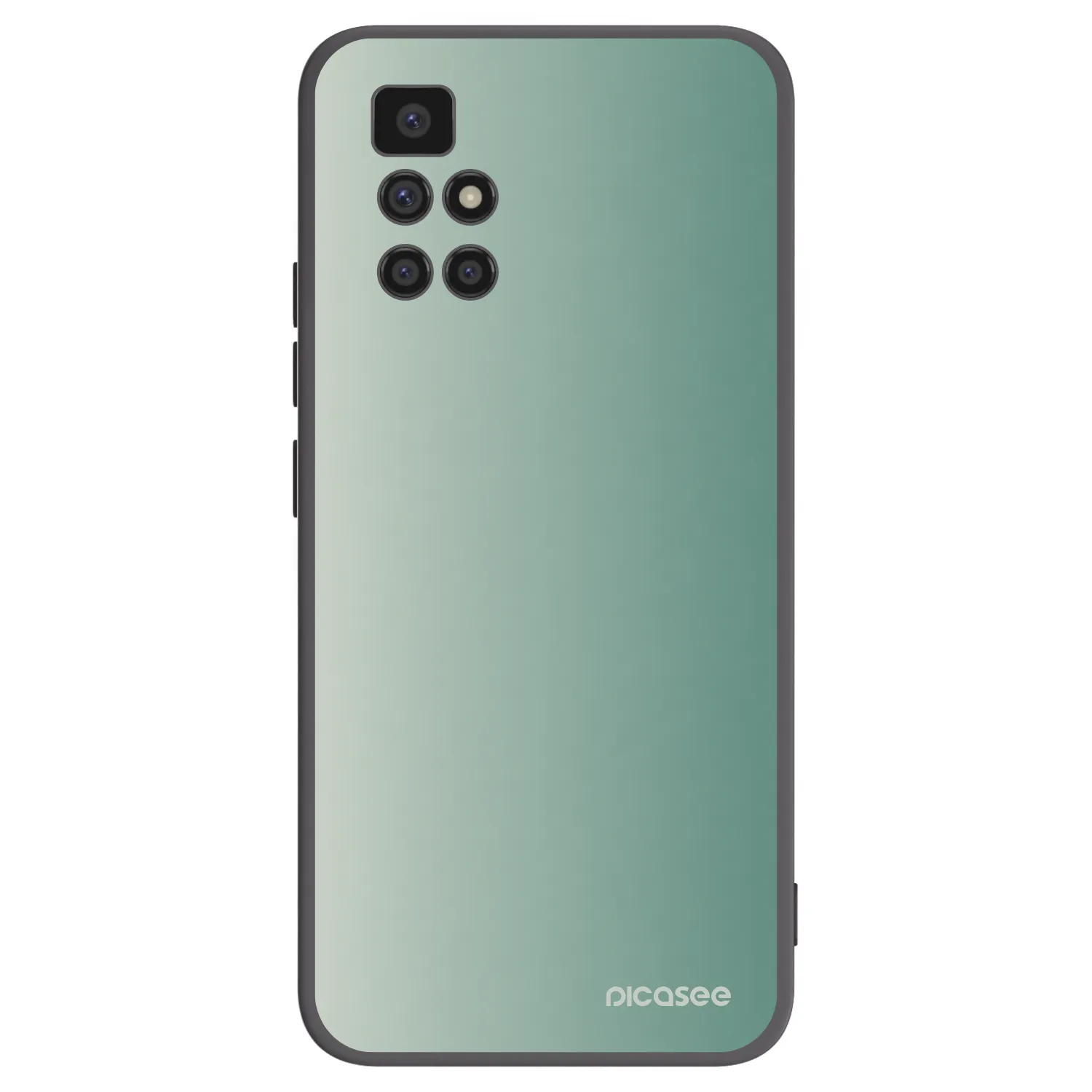 Picasee silikonowe czarne etui na Xiaomi Redmi 10 (2022) - Misty Sage