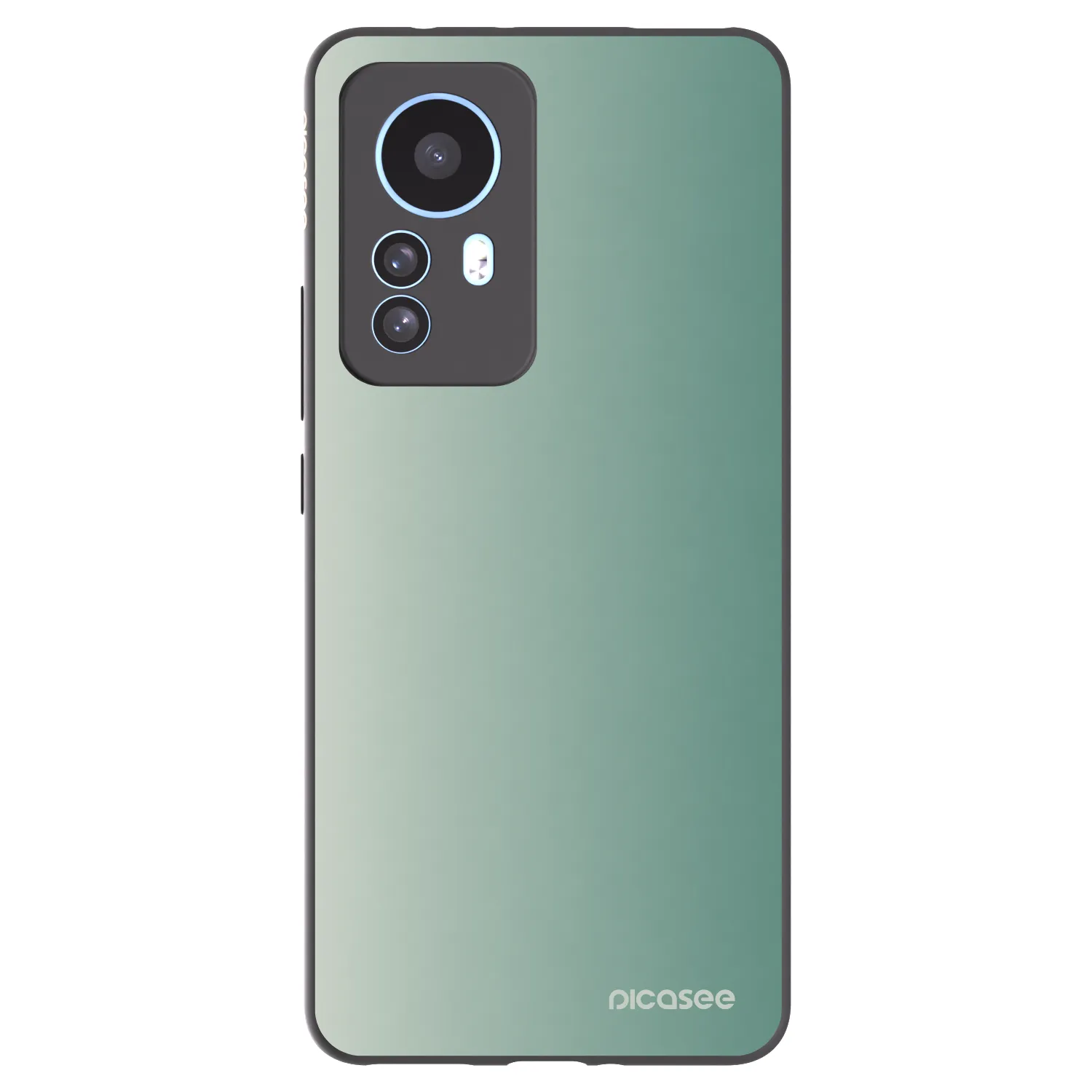 Picasee silikonowe czarne etui na Xiaomi 12T - Misty Sage
