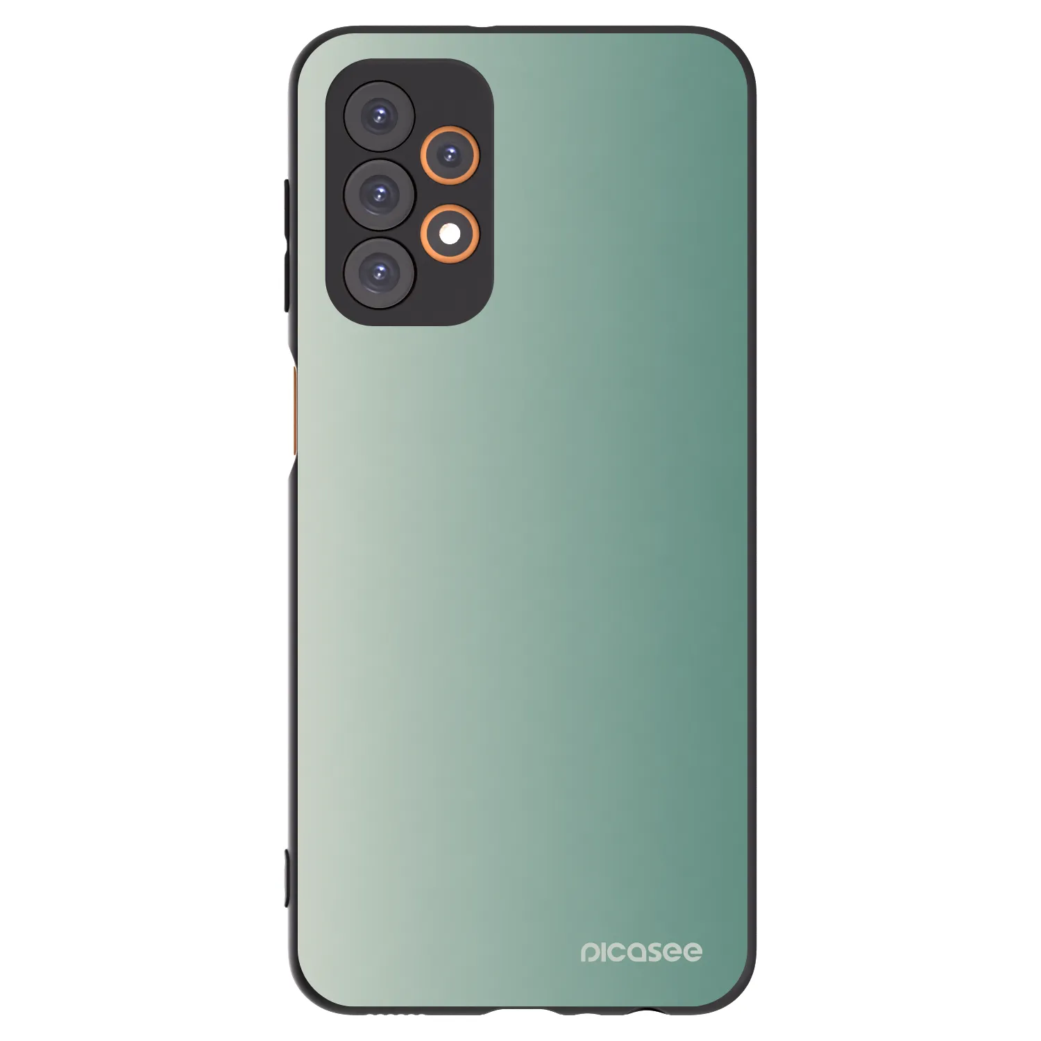 Picasee silikonowe czarne etui na Samsung Galaxy A23 A235F 4G - Misty Sage
