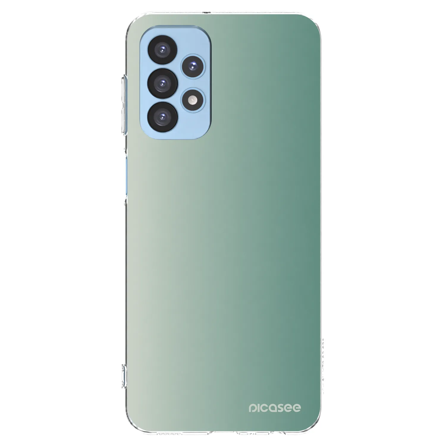 Picasee silikonowe przeźroczyste etui na Samsung Galaxy A23 A235F 4G - Misty Sage