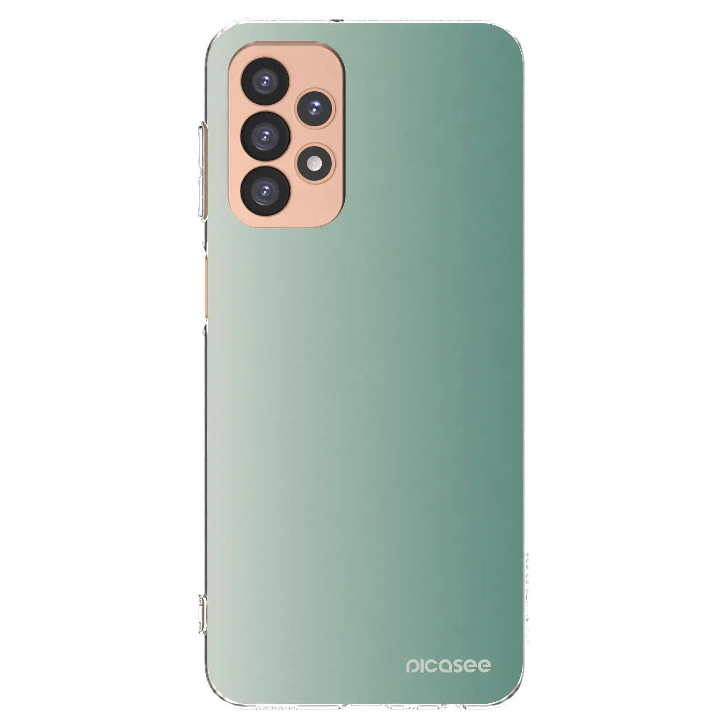 Picasee silikonowe przeźroczyste etui na Samsung Galaxy A23 A236B 5G - Misty Sage