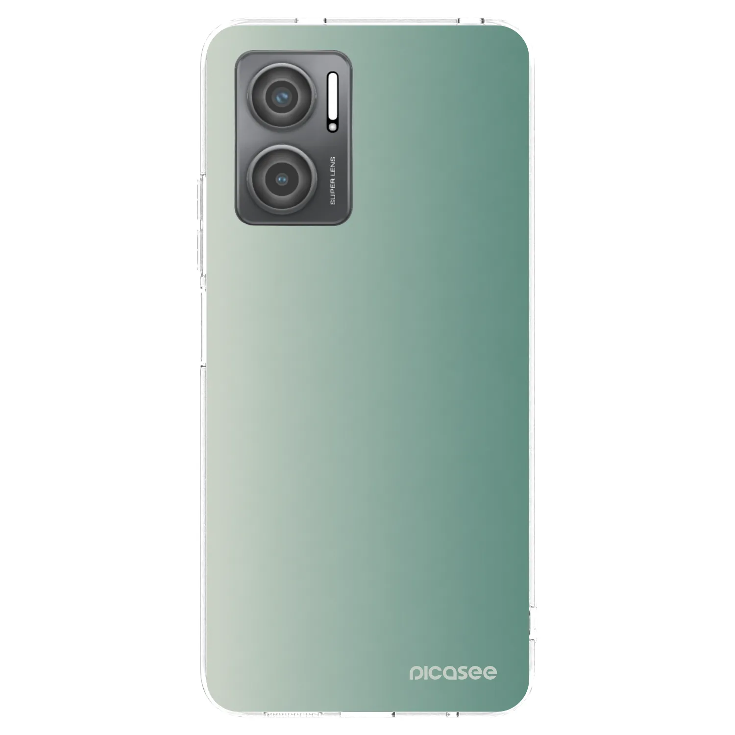 Picasee silikonowe przeźroczyste etui na Xiaomi Redmi 10 5G - Misty Sage