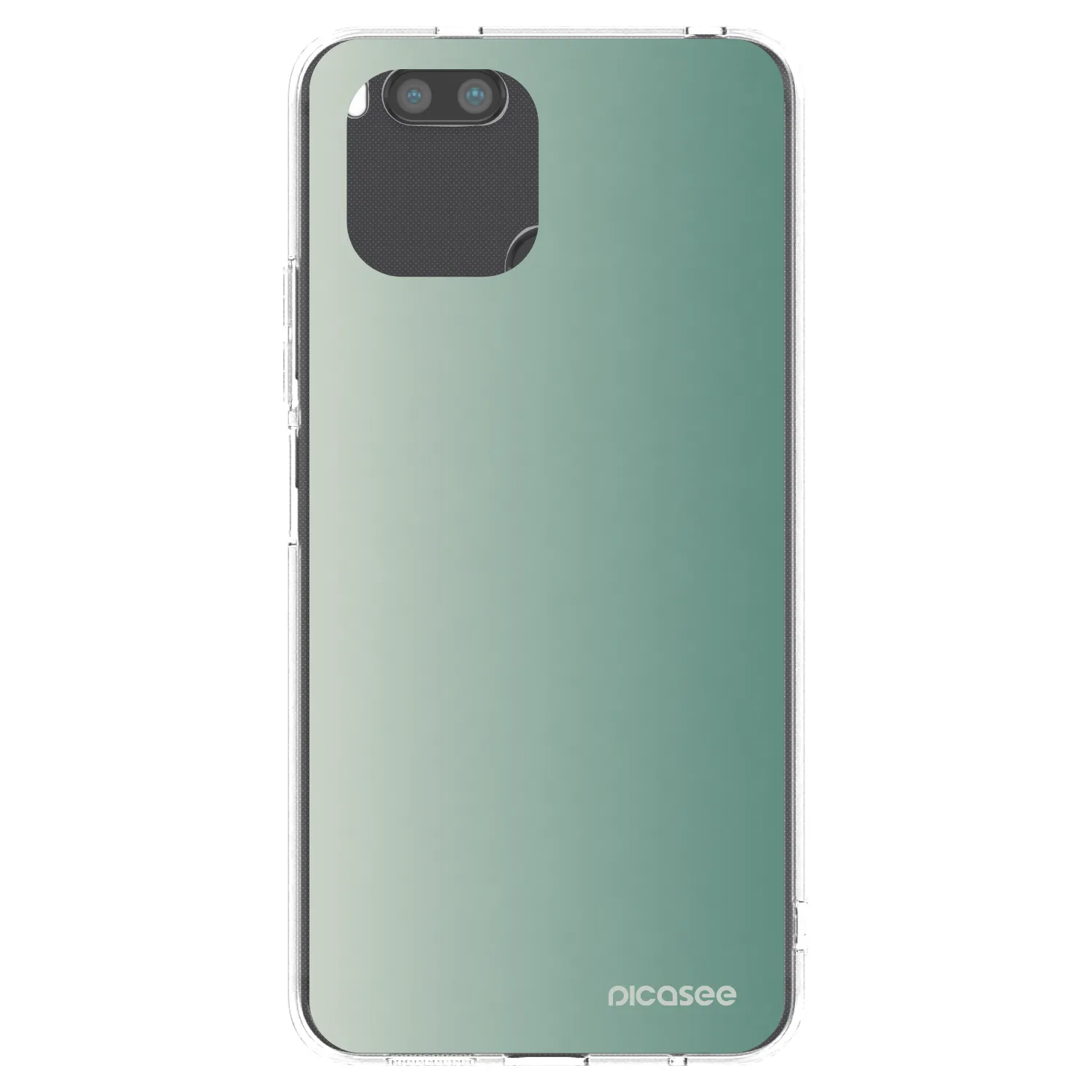 Picasee silikonowe przeźroczyste etui na Xiaomi Redmi A1 - Misty Sage