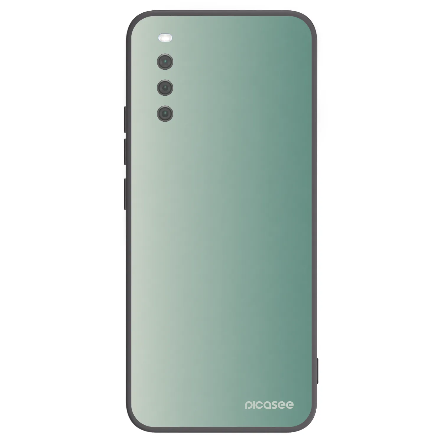 Picasee silikonowe czarne etui na Sony Xperia 10 III - Misty Sage