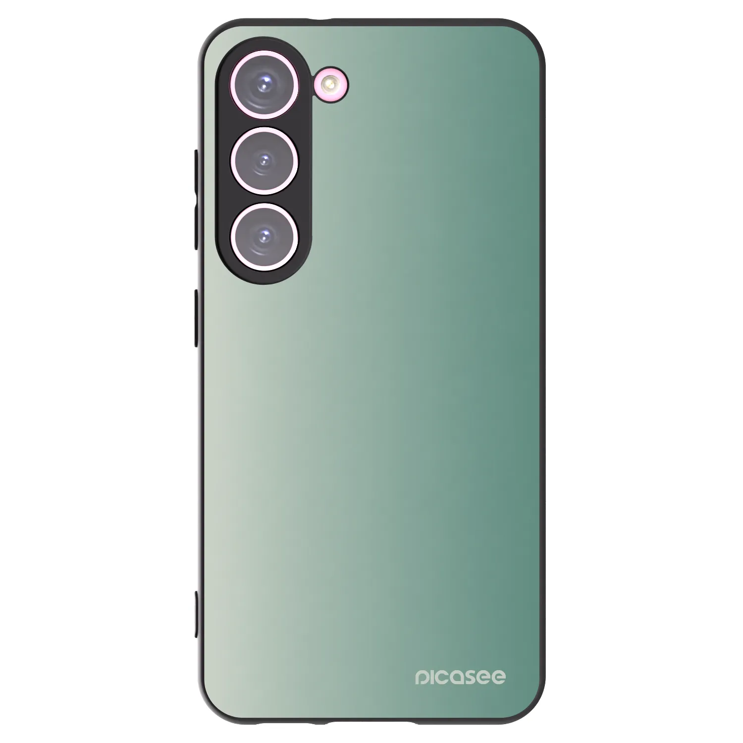 Picasee silikonowe czarne etui na Samsung Galaxy S23 5G - Misty Sage