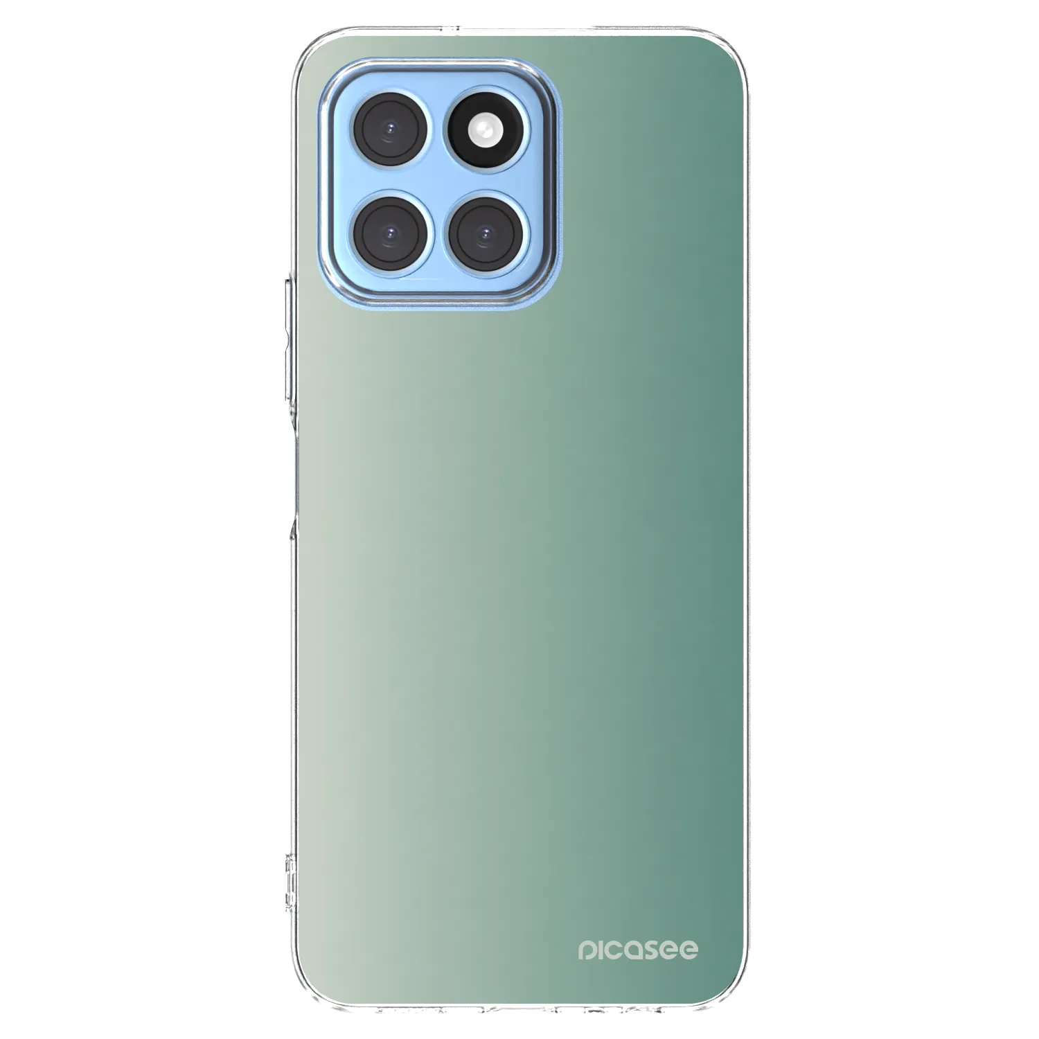 Picasee silikonowe przeźroczyste etui na Honor X8 5G - Misty Sage