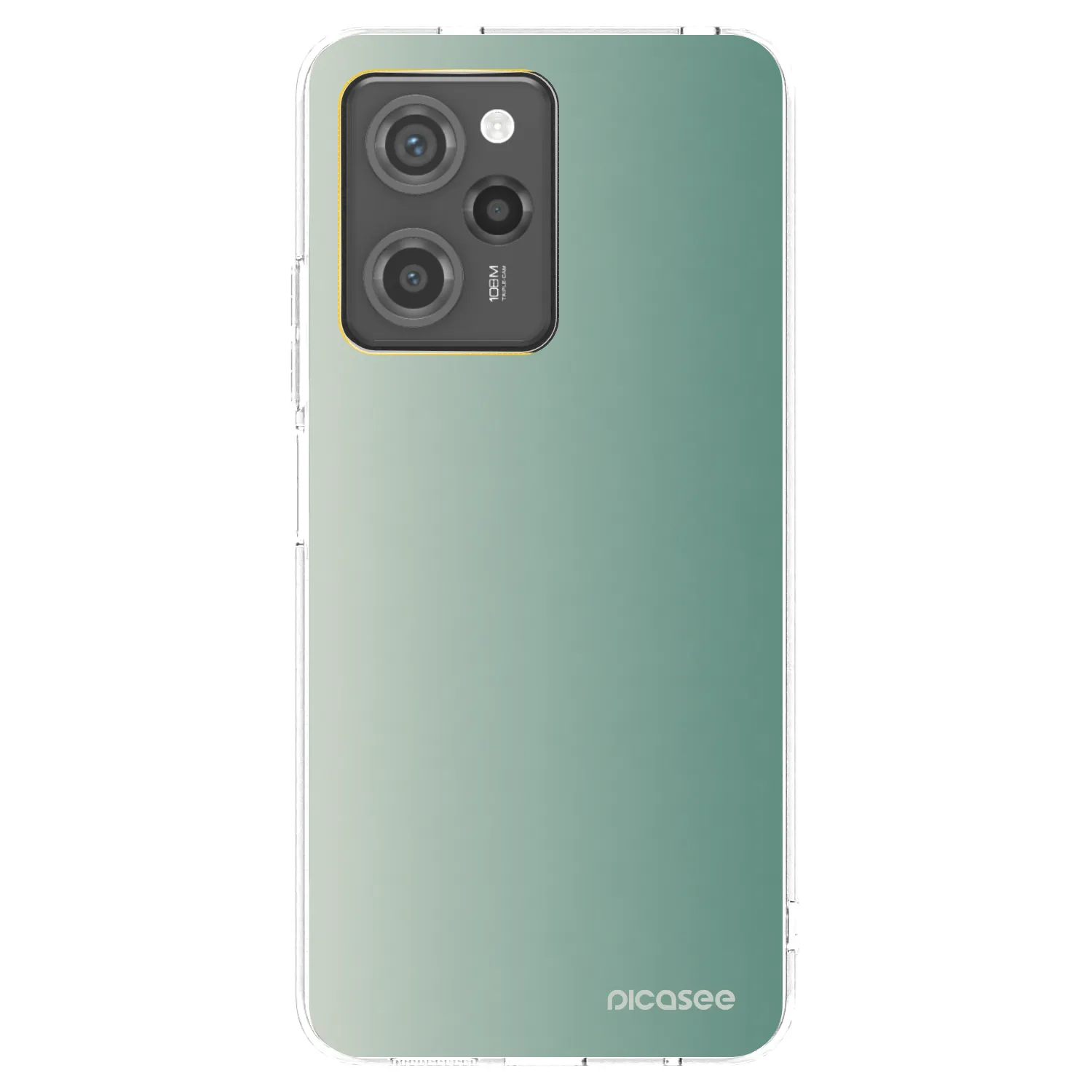 Picasee silikonowe przeźroczyste etui na Xiaomi Poco X5 Pro - Misty Sage
