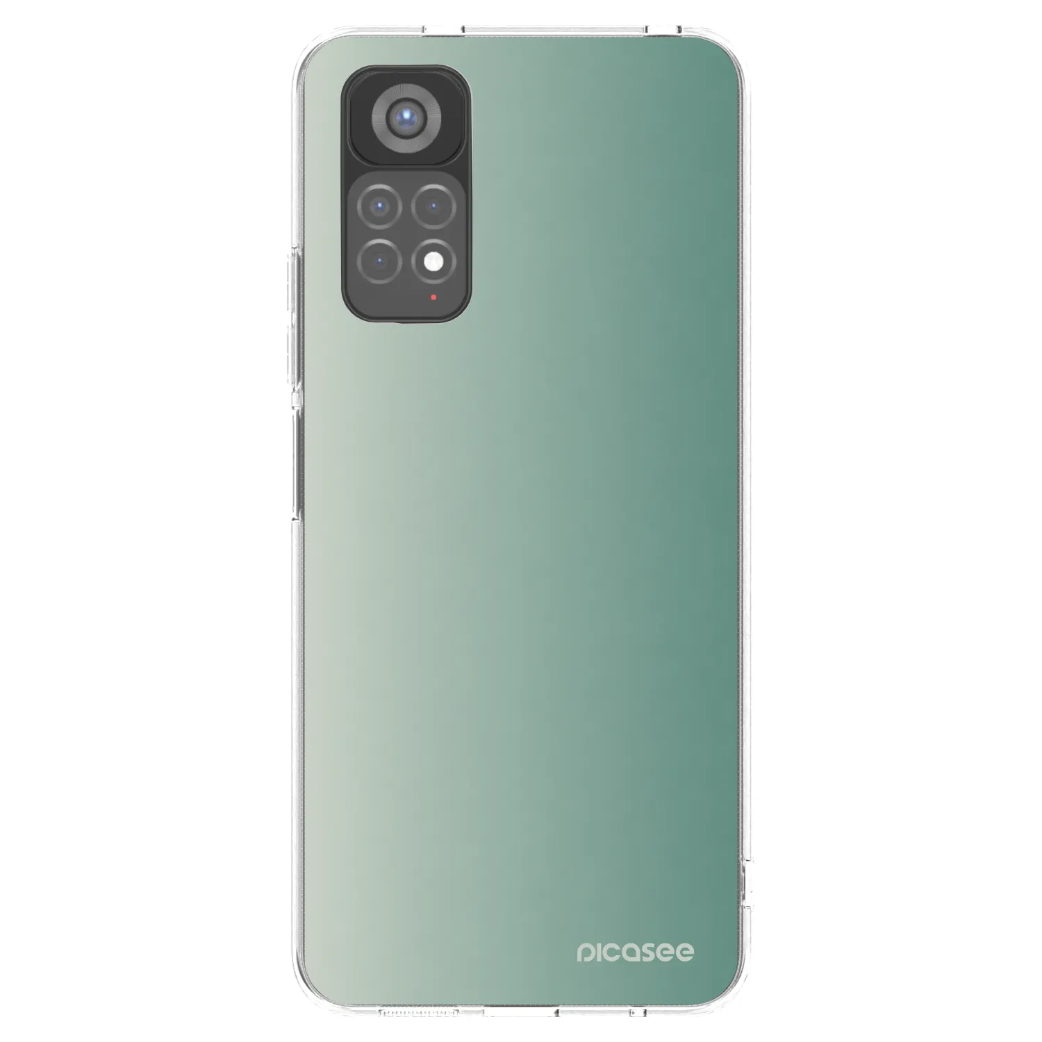 Picasee silikonowe przeźroczyste etui na Xiaomi Redmi Note 11S 5G - Misty Sage