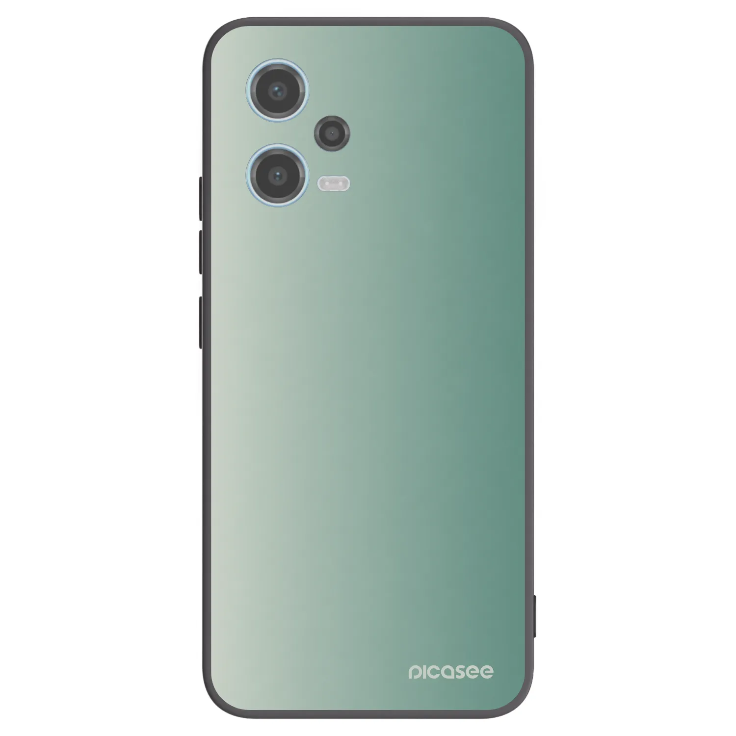 Picasee silikonowe czarne etui na Xiaomi Redmi Note 12 5G - Misty Sage