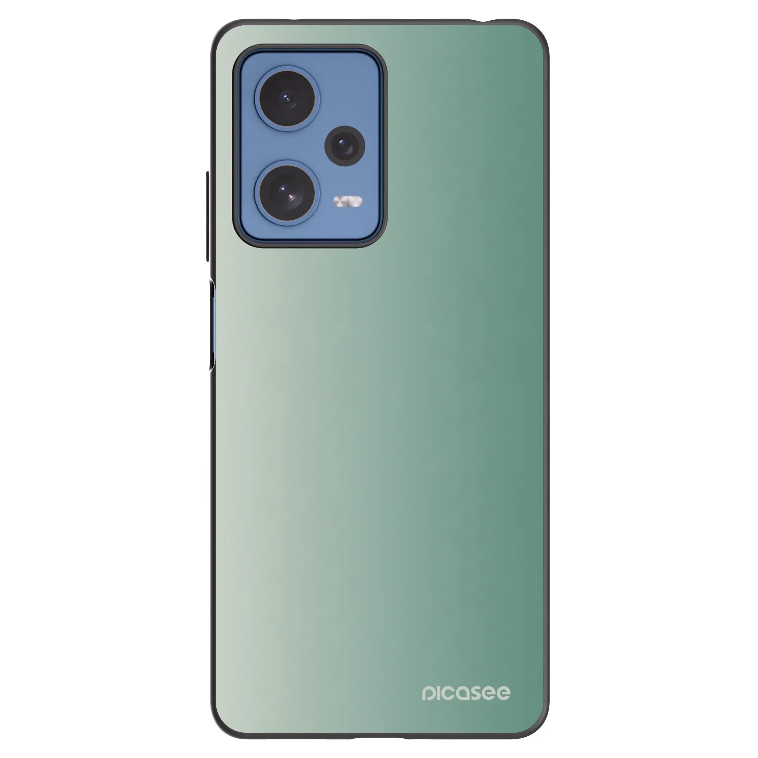 Picasee silikonowe czarne etui na Xiaomi Redmi Note 12 Pro 5G - Misty Sage