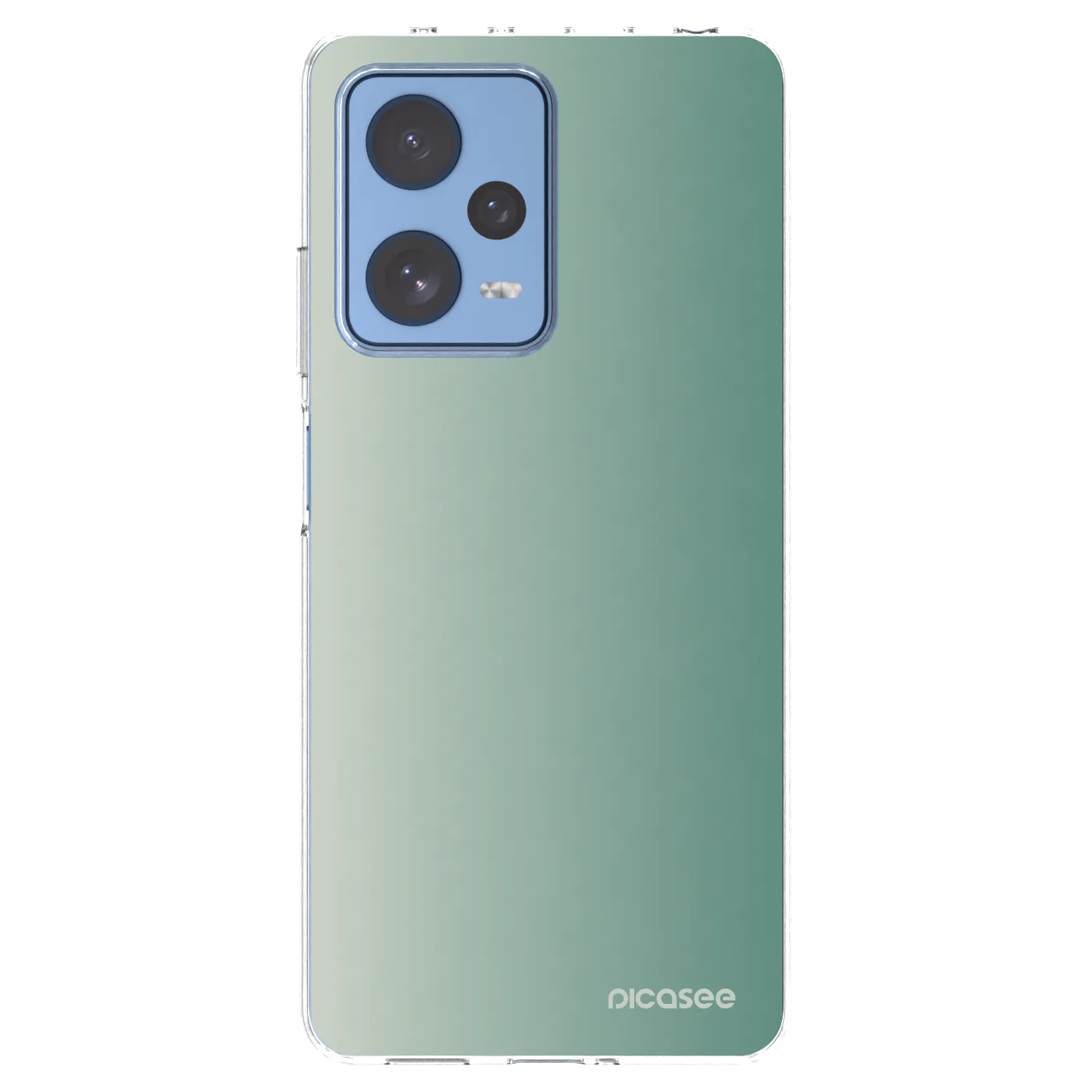 Picasee silikonowe przeźroczyste etui na Xiaomi Redmi Note 12 Pro 5G - Misty Sage