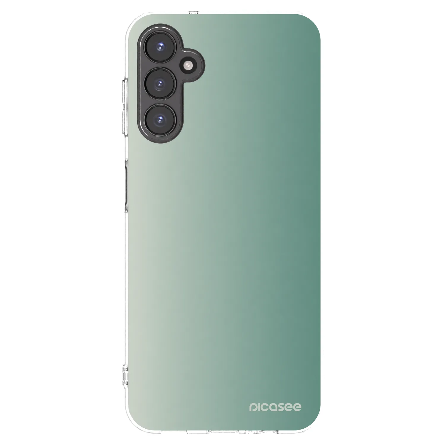 Picasee silikonowe przeźroczyste etui na Samsung Galaxy A14 4G A145R - Misty Sage