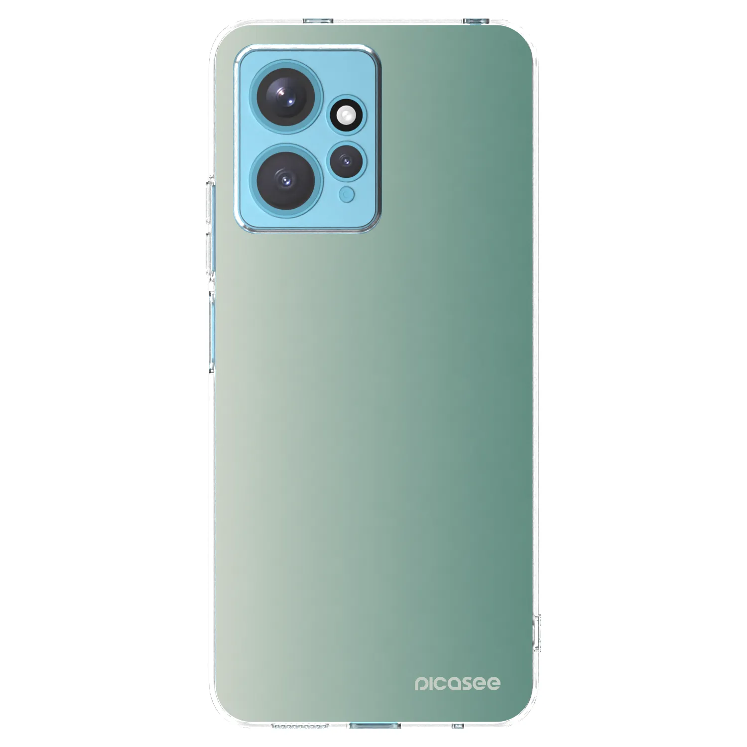 Picasee silikonowe przeźroczyste etui na Xiaomi Redmi Note 12 4G - Misty Sage
