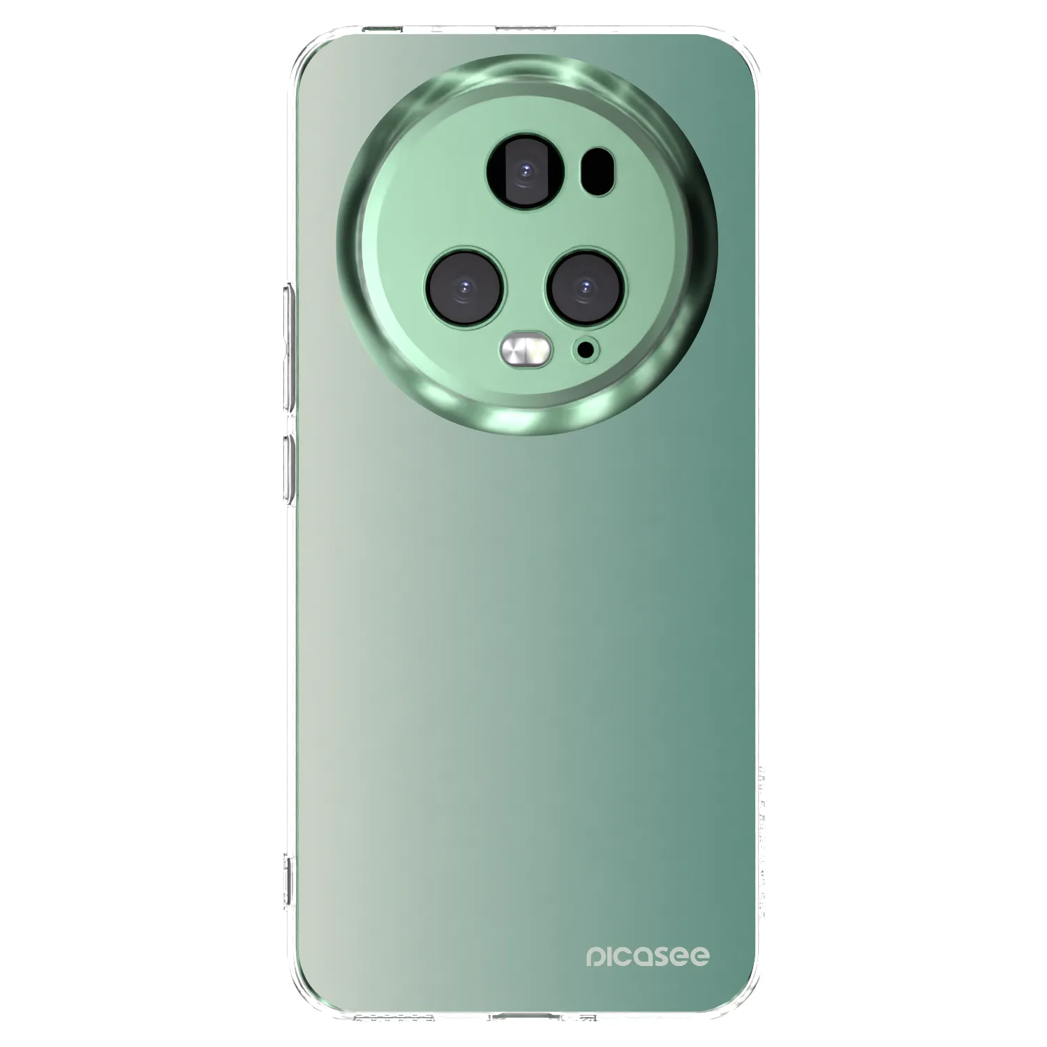 Picasee silikonowe przeźroczyste etui na Honor Magic5 Pro - Misty Sage