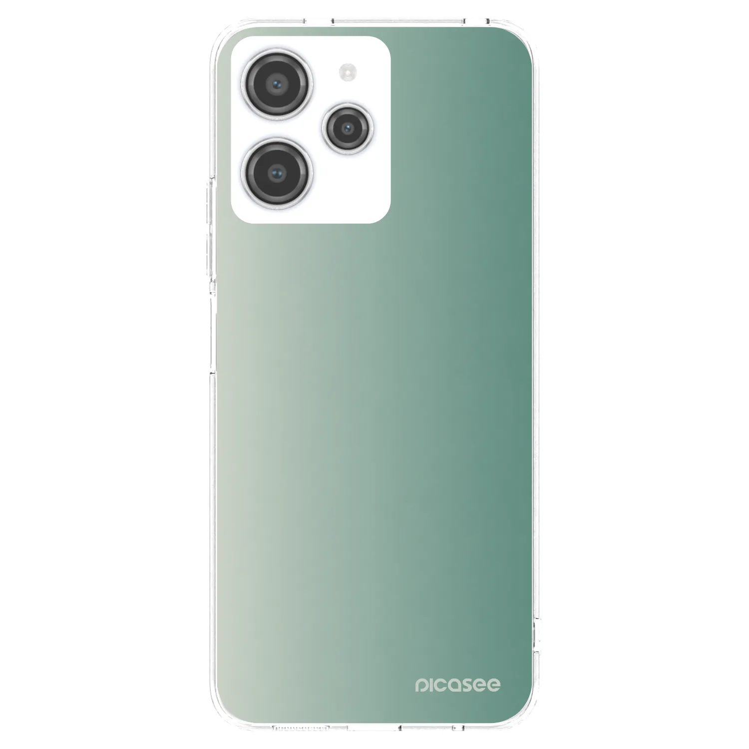 Picasee silikonowe przeźroczyste etui na Xiaomi Redmi 12 4G - Misty Sage