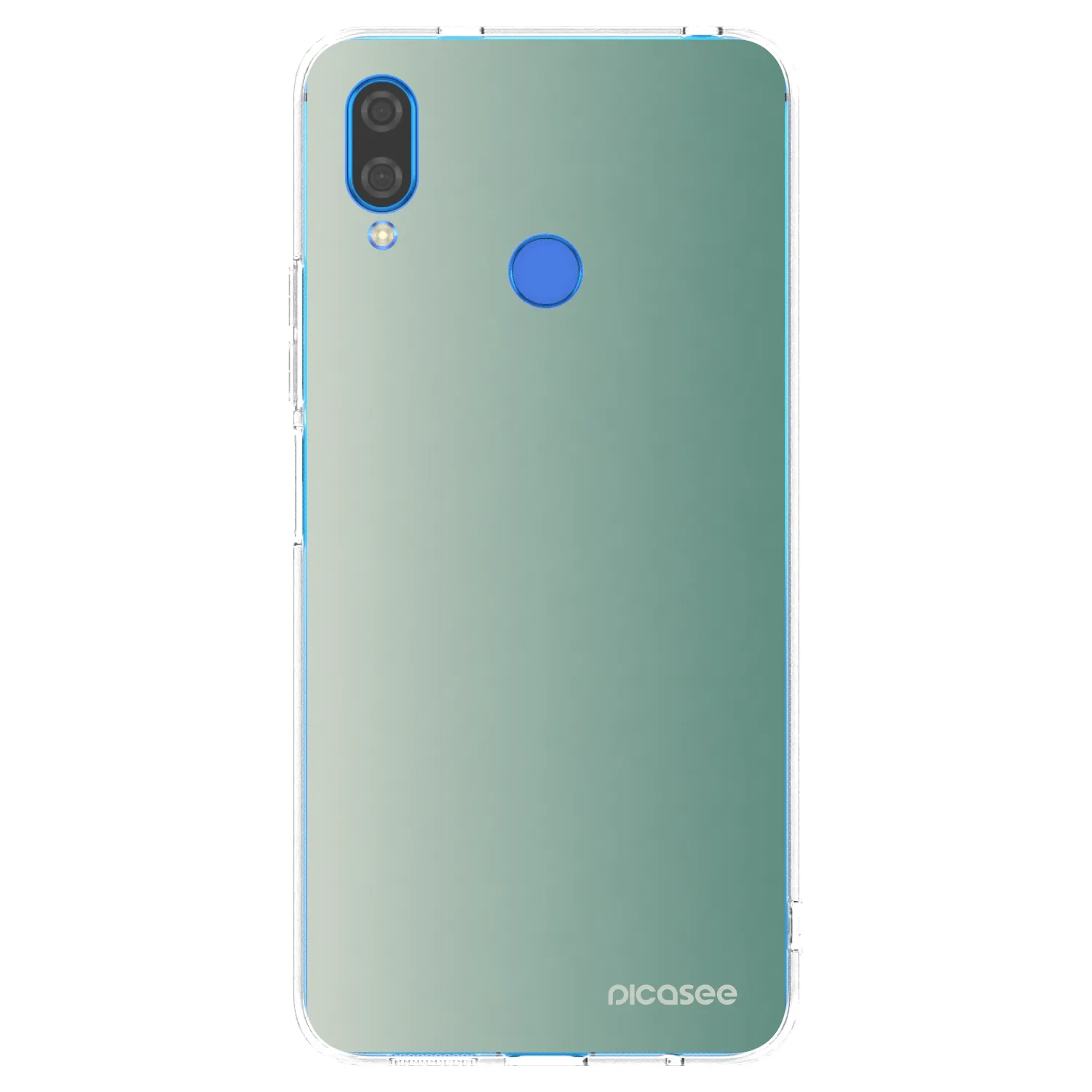 Picasee silikonowe przeźroczyste etui na Huawei Nova 3i - Misty Sage