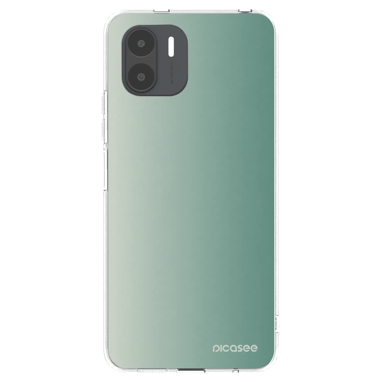 Picasee silikonowe przeźroczyste etui na Xiaomi Redmi A2 - Misty Sage