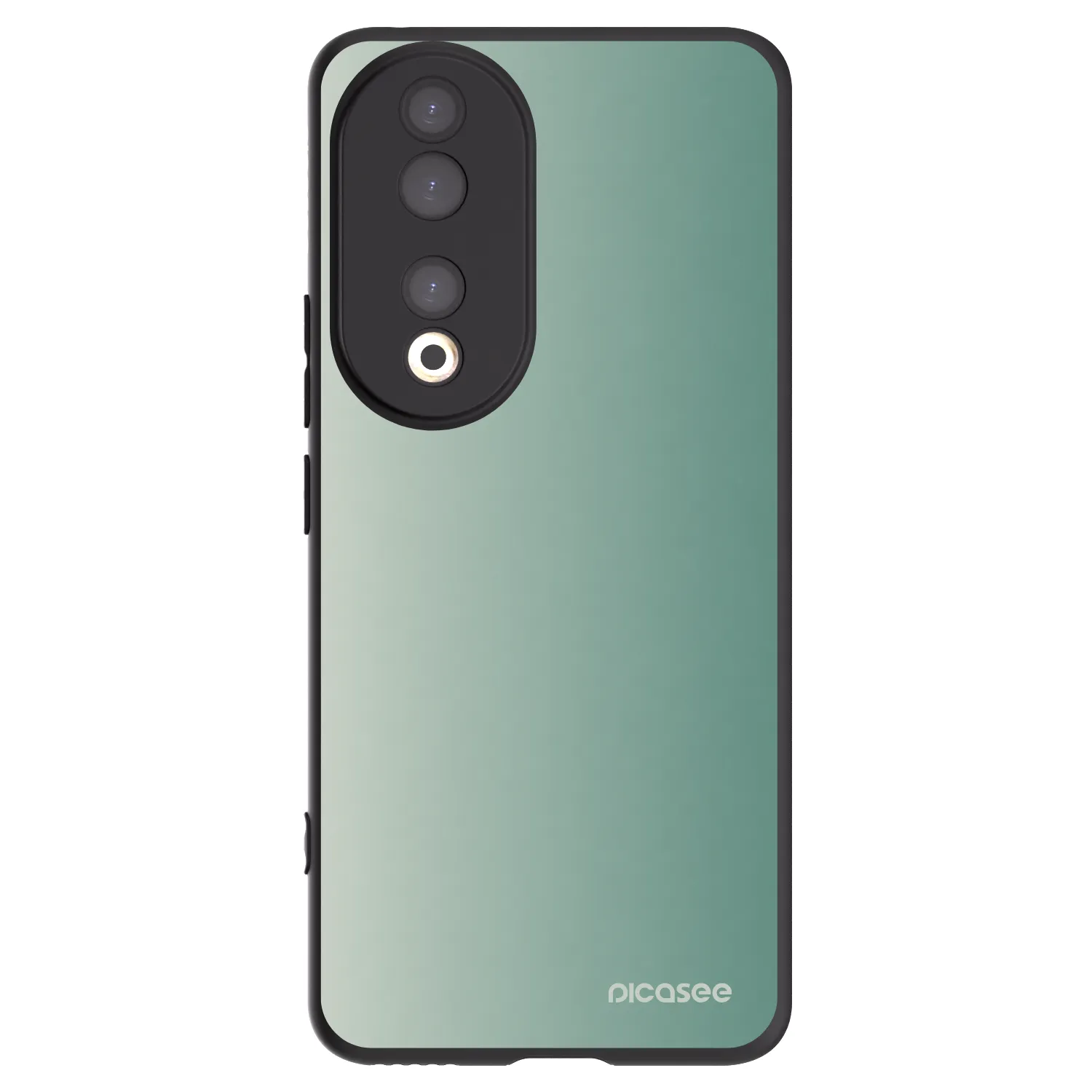 Picasee silikonowe czarne etui na Honor 90 5G - Misty Sage