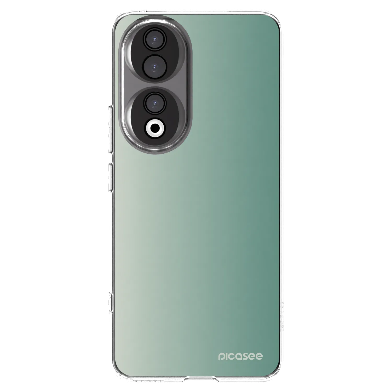 Picasee silikonowe przeźroczyste etui na Honor 90 5G - Misty Sage