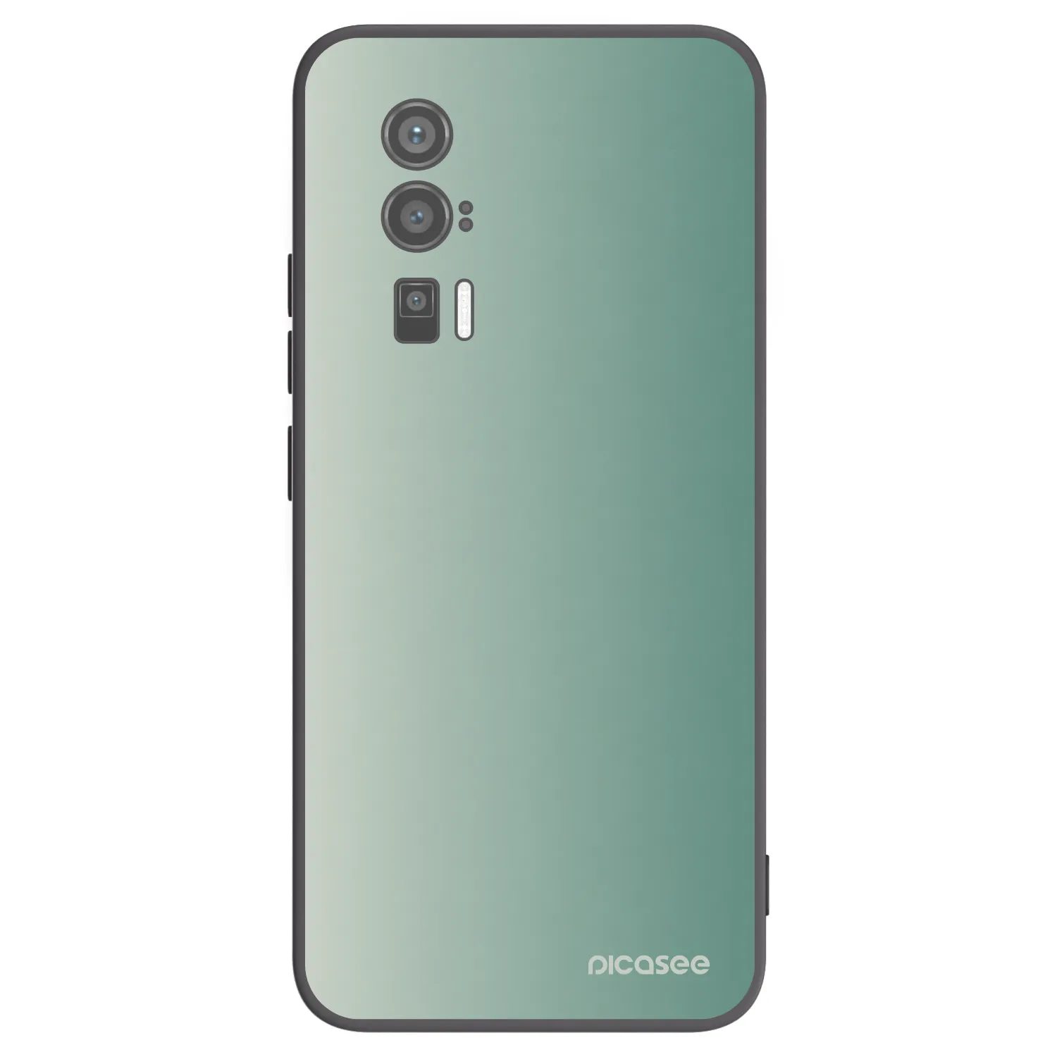 Picasee silikonowe czarne etui na Xiaomi Poco F5 Pro 5G - Misty Sage
