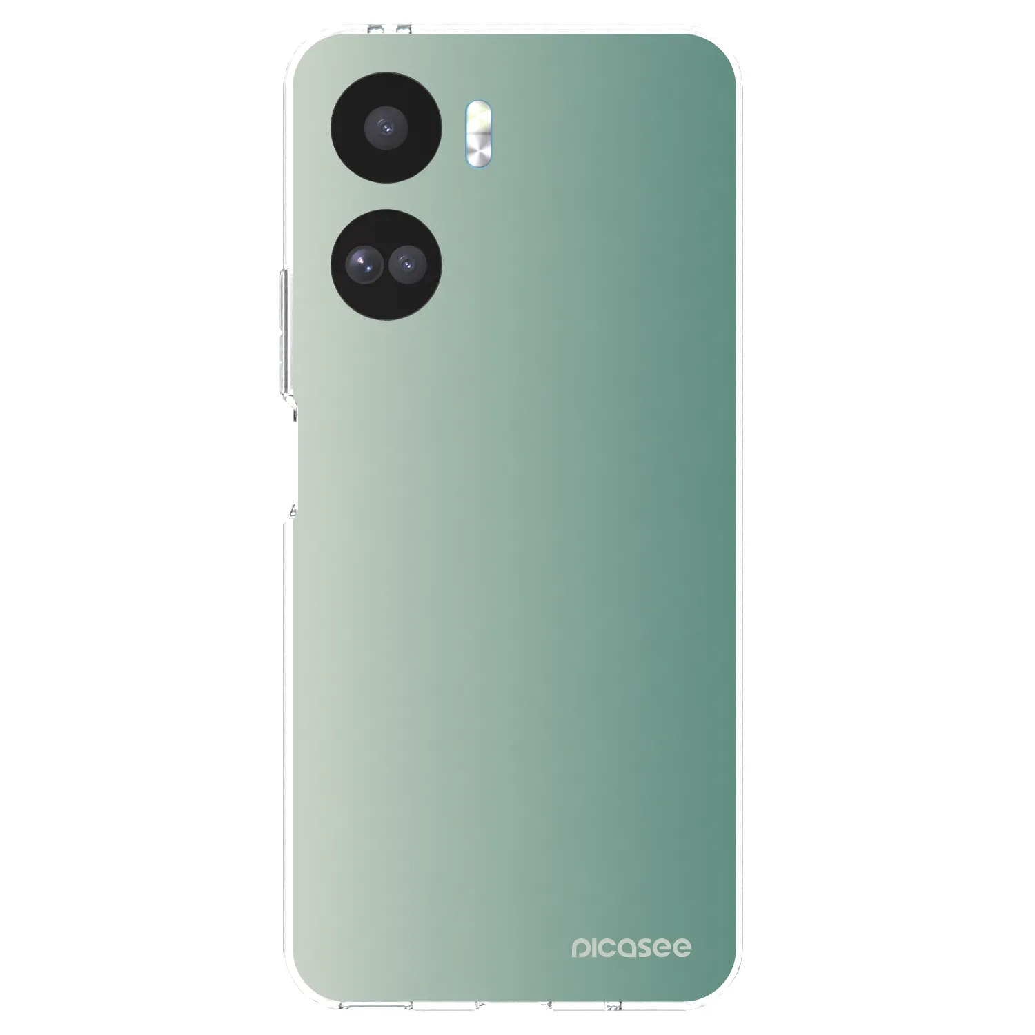 Picasee silikonowe przeźroczyste etui na Honor 90 Lite 5G - Misty Sage