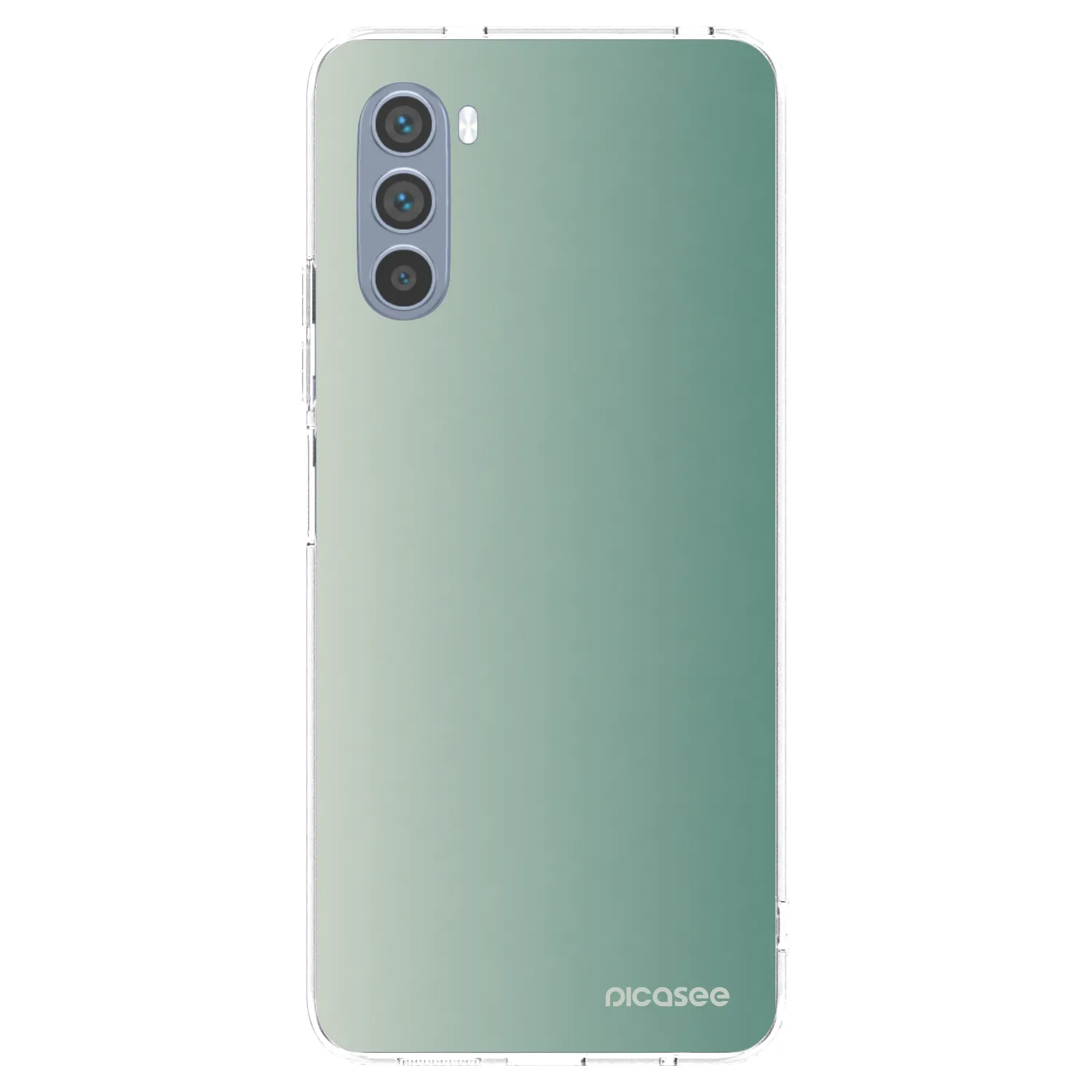 Picasee silikonowe przeźroczyste etui na Motorola Moto G62 - Misty Sage