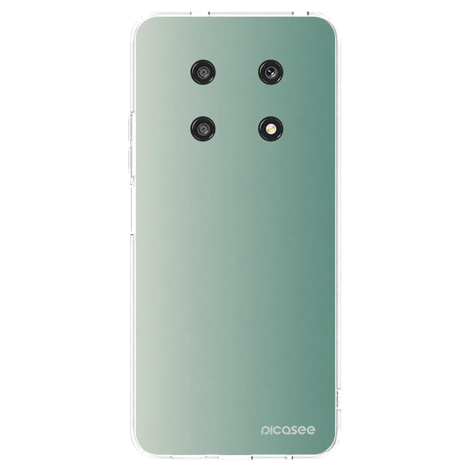 Picasee silikonowe przeźroczyste etui na Honor Magic4 Lite 5G - Misty Sage