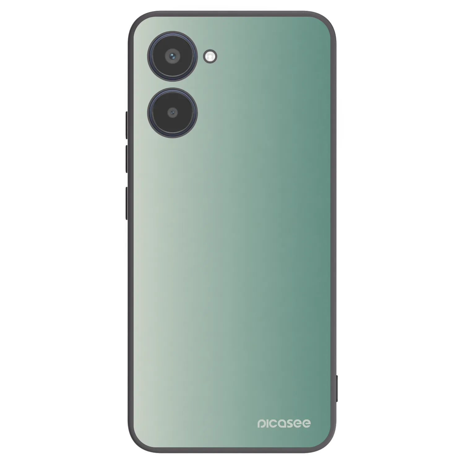 Picasee silikonowe czarne etui na Realme 10 4G - Misty Sage