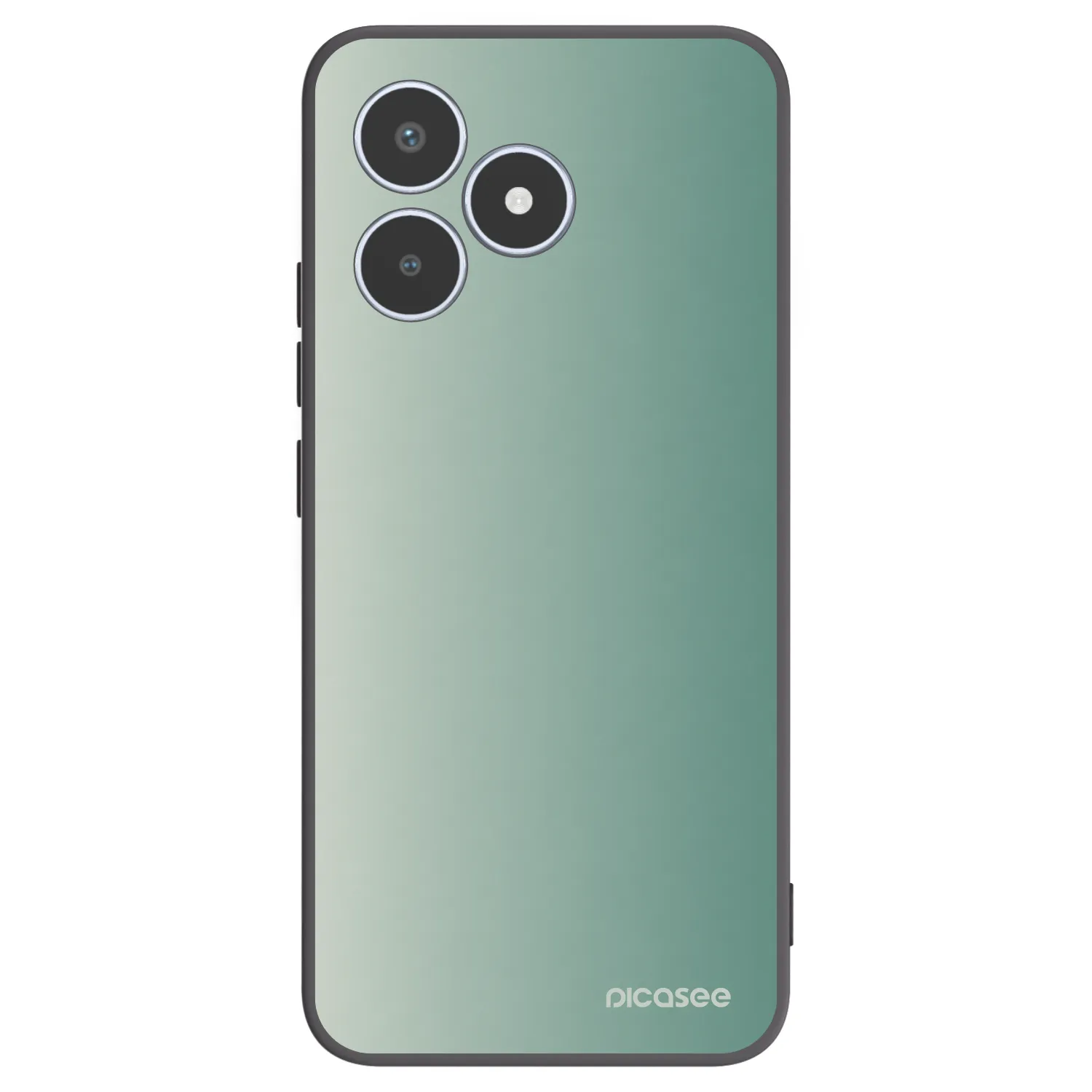 Picasee silikonowe czarne etui na Realme C53 - Misty Sage