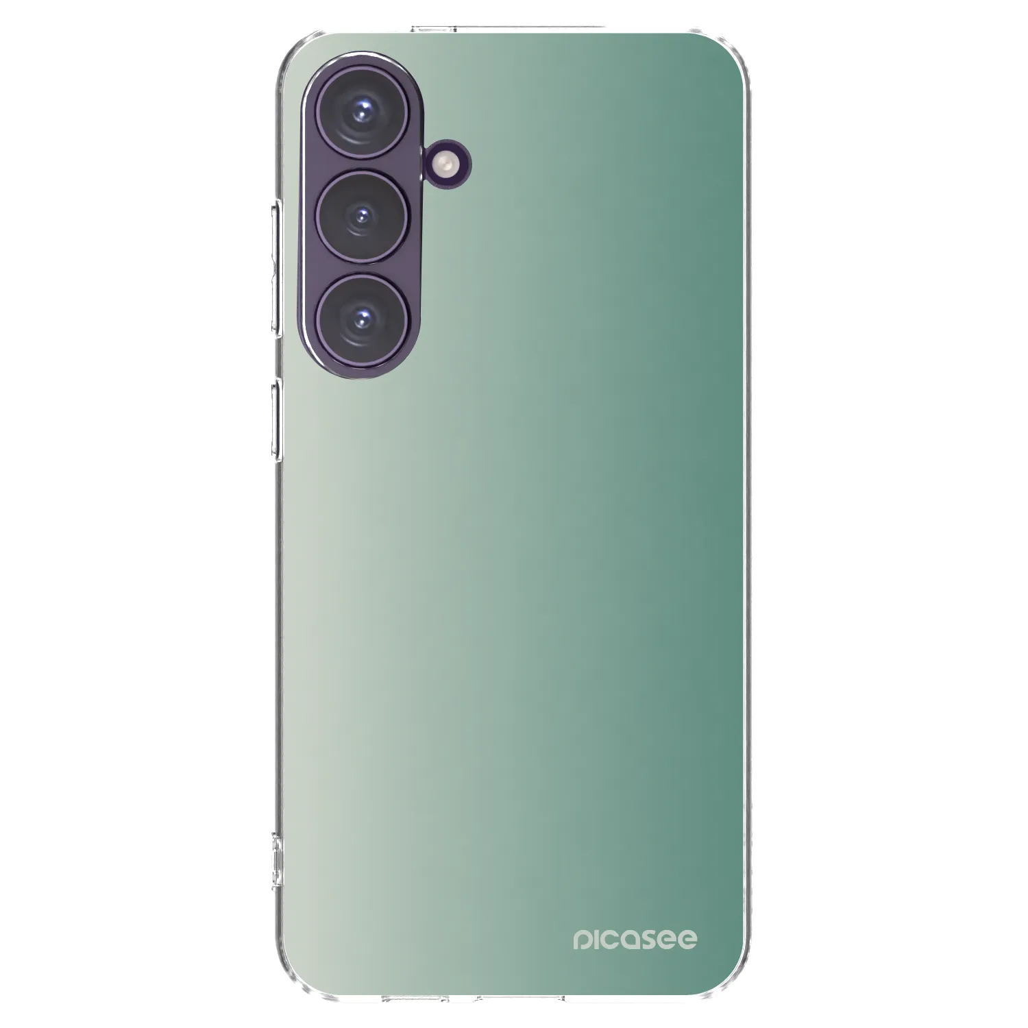 Picasee silikonowe przeźroczyste etui na Samsung Galaxy S24+ S926B 5G - Misty Sage