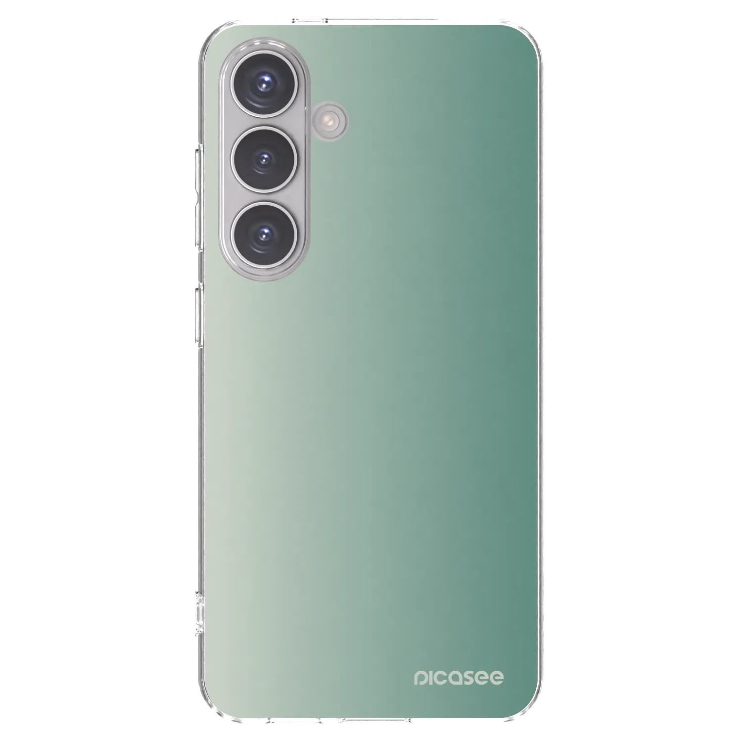 Picasee silikonowe przeźroczyste etui na Samsung Galaxy S24 S921B 5G - Misty Sage