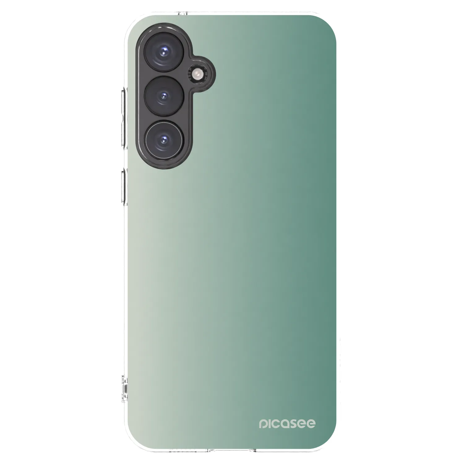 Picasee silikonowe przeźroczyste etui na Samsung Galaxy S23 FE S711B - Misty Sage
