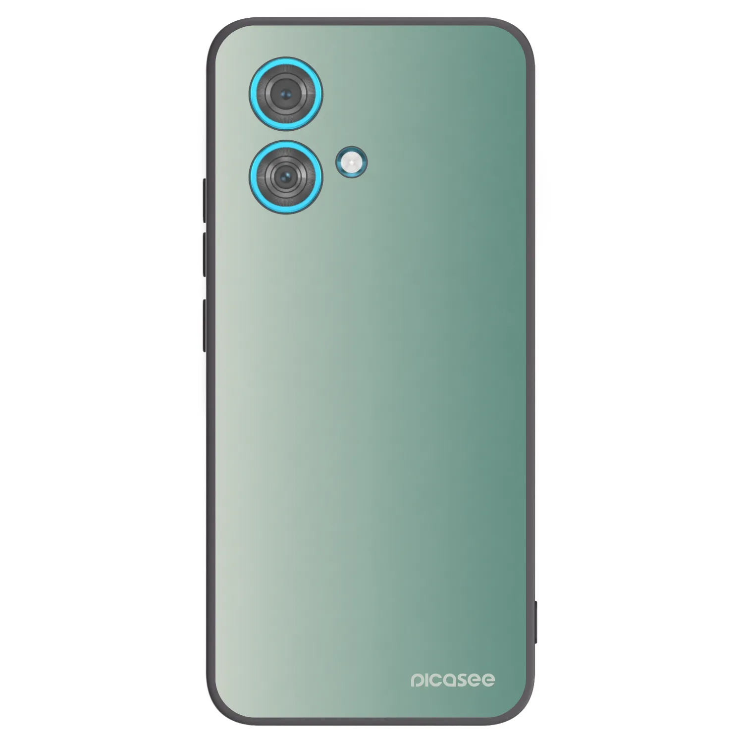 Picasee silikonowe czarne etui na Motorola Edge 40 Neo - Misty Sage