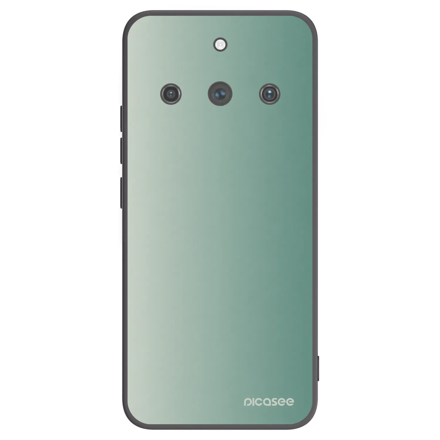 Picasee silikonowe czarne etui na Realme 11 Pro+ - Misty Sage