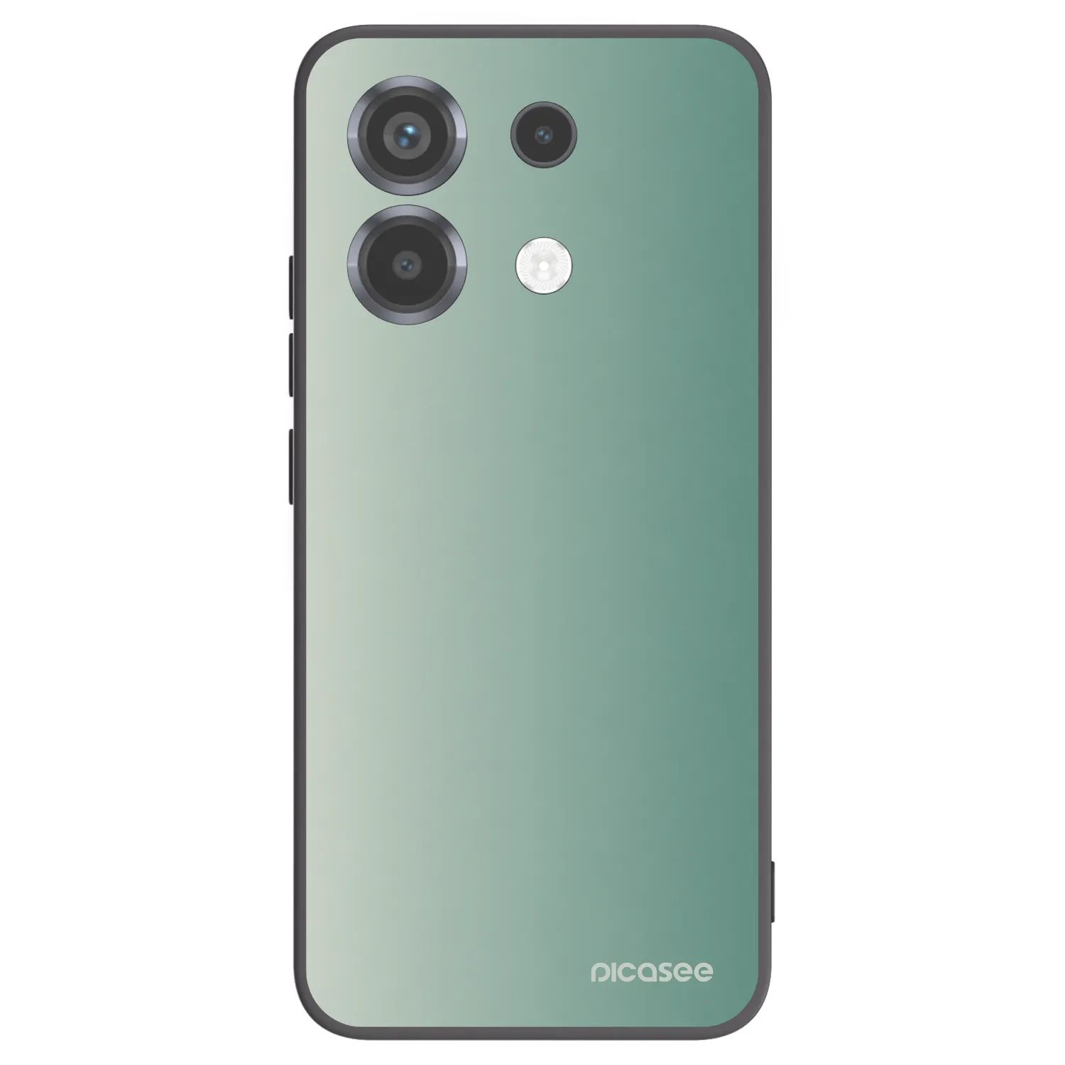 Picasee silikonowe czarne etui na Xiaomi Poco X6 - Misty Sage